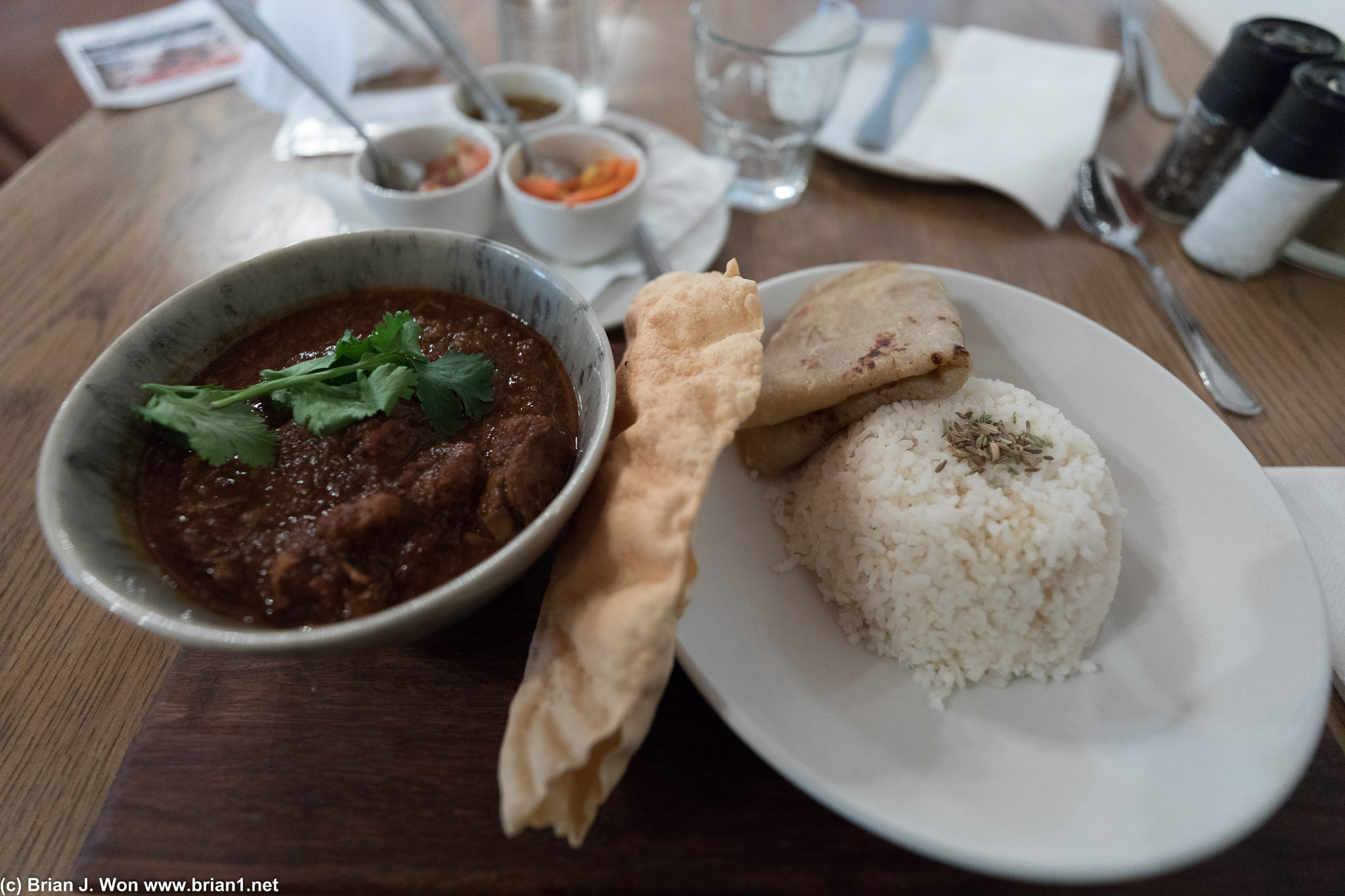 Lamb curry. Pretty good.