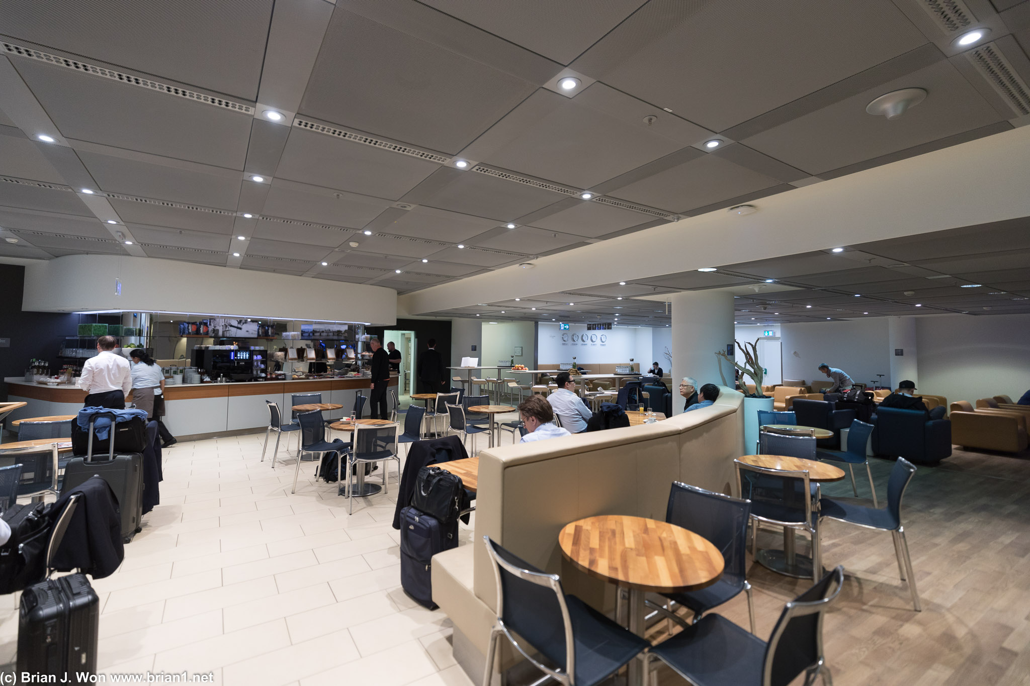 Lufthansa Arrivals Lounge at FRA.