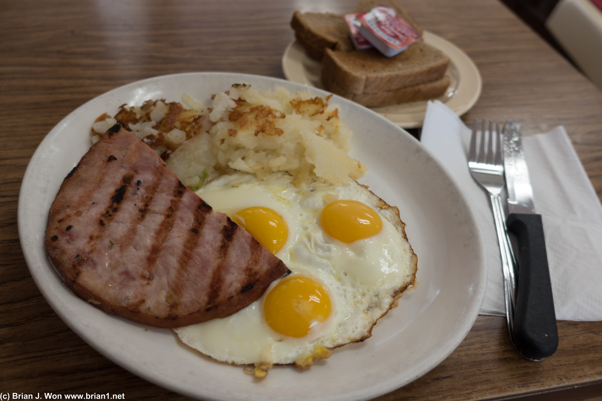 Very salty ham. But can't complain for the price.