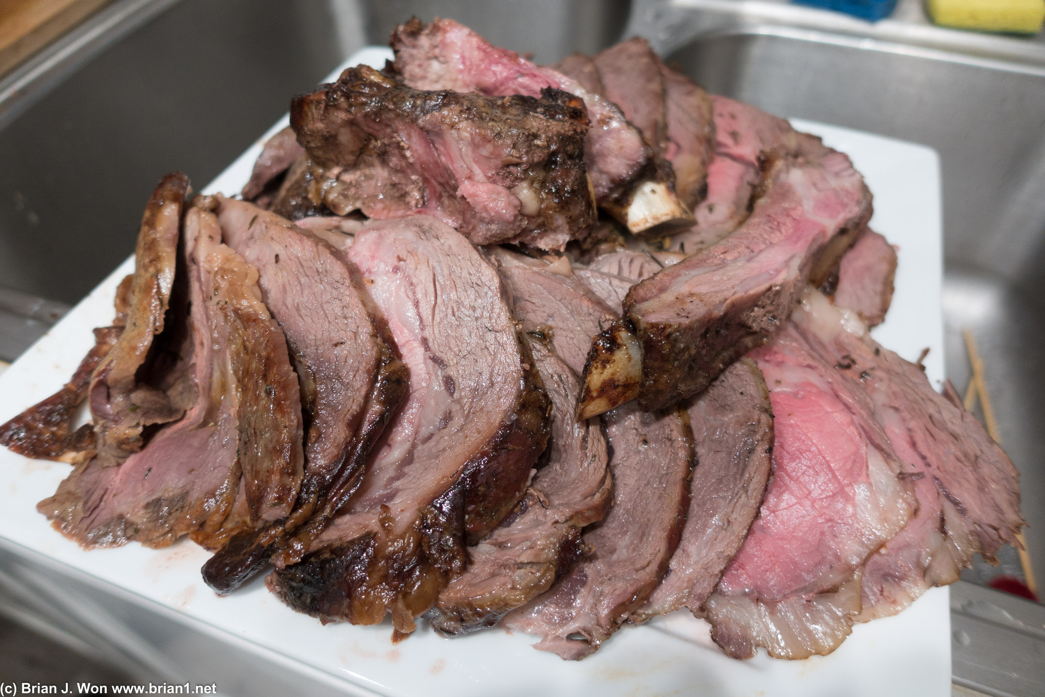 That is a lot of prime rib.