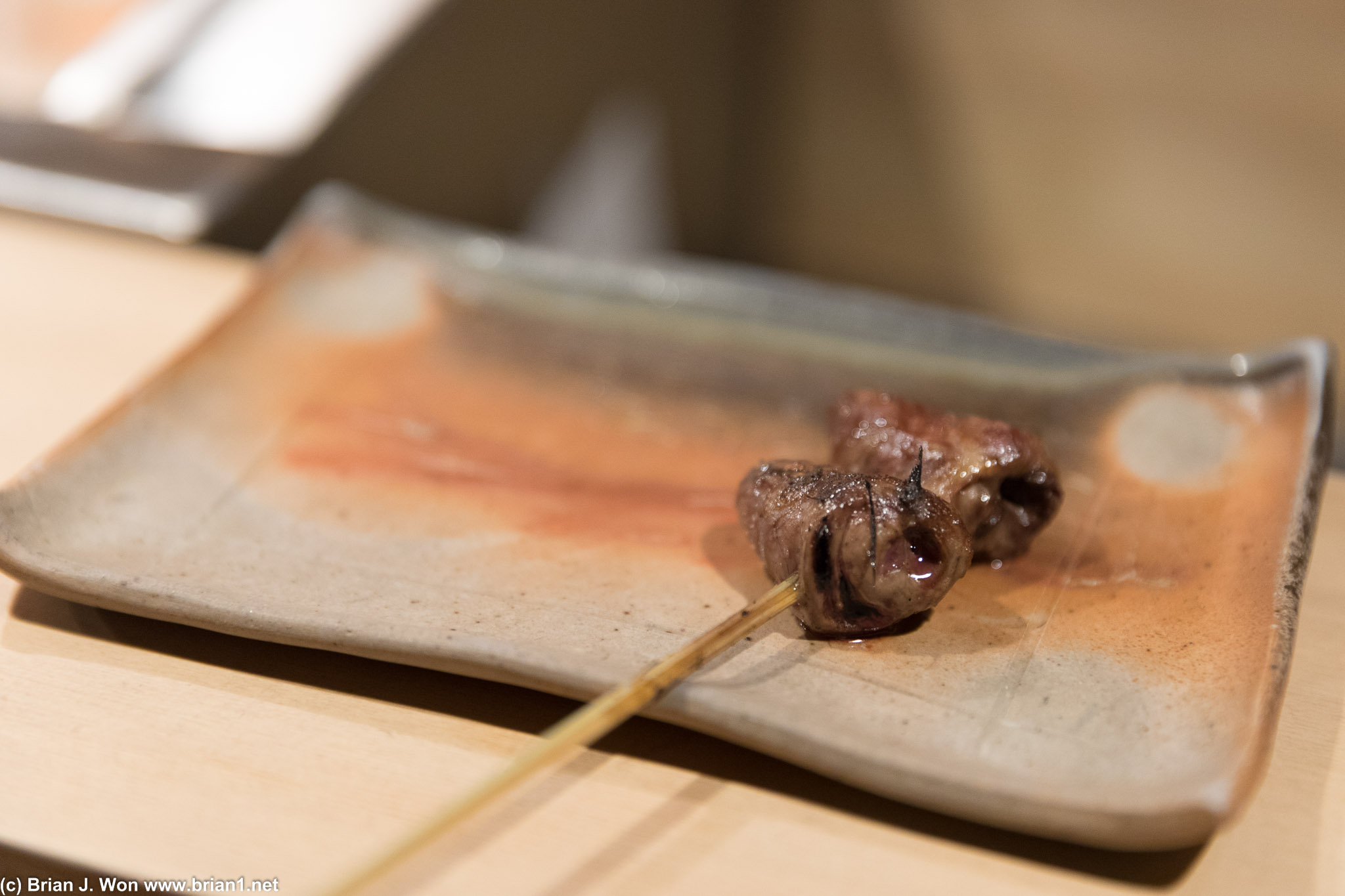 Chicken hearts! NOM!!!