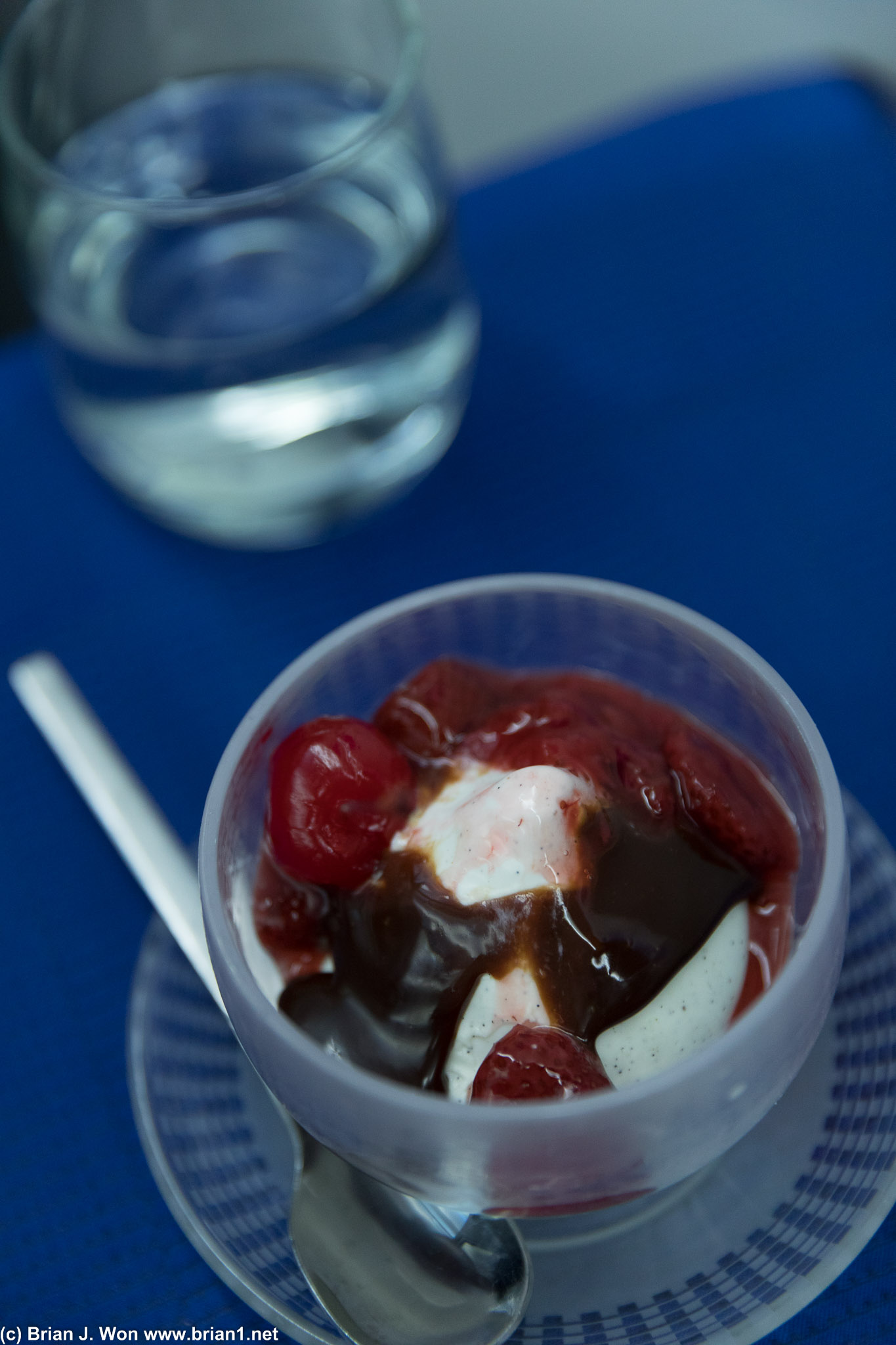 At least the ice cream sundae is always good?