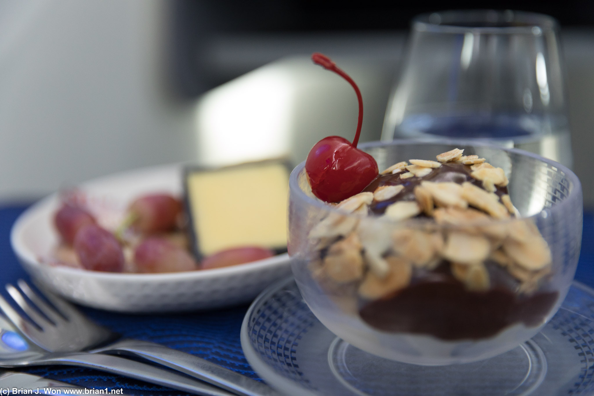 At least the ice cream sundae and cheese plate were edible?