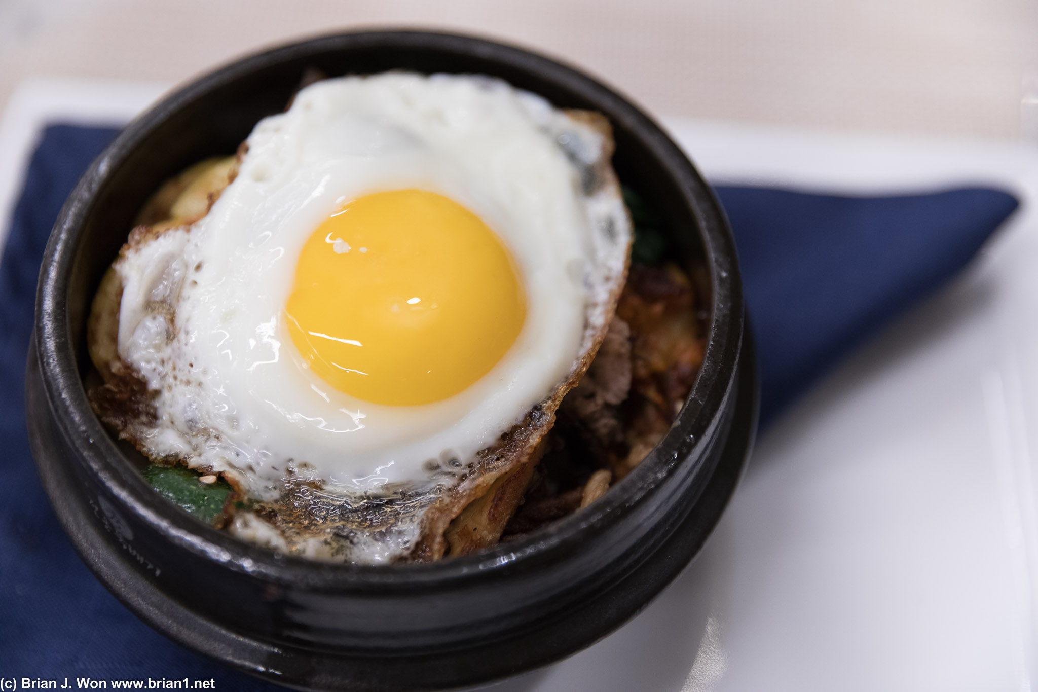 They just changed the dining room menu. Bibimbap wasn't bad.