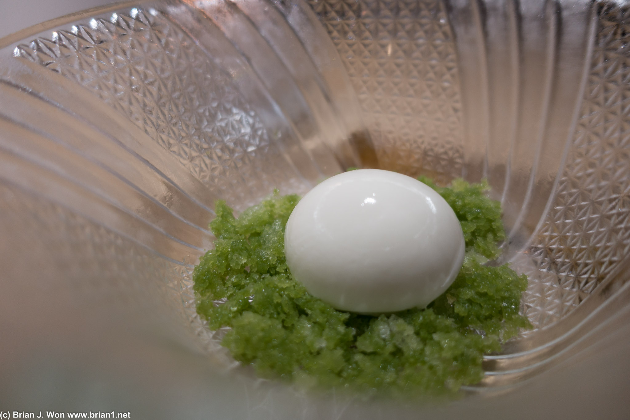 Yogurt with grape sorrel. Amazing.