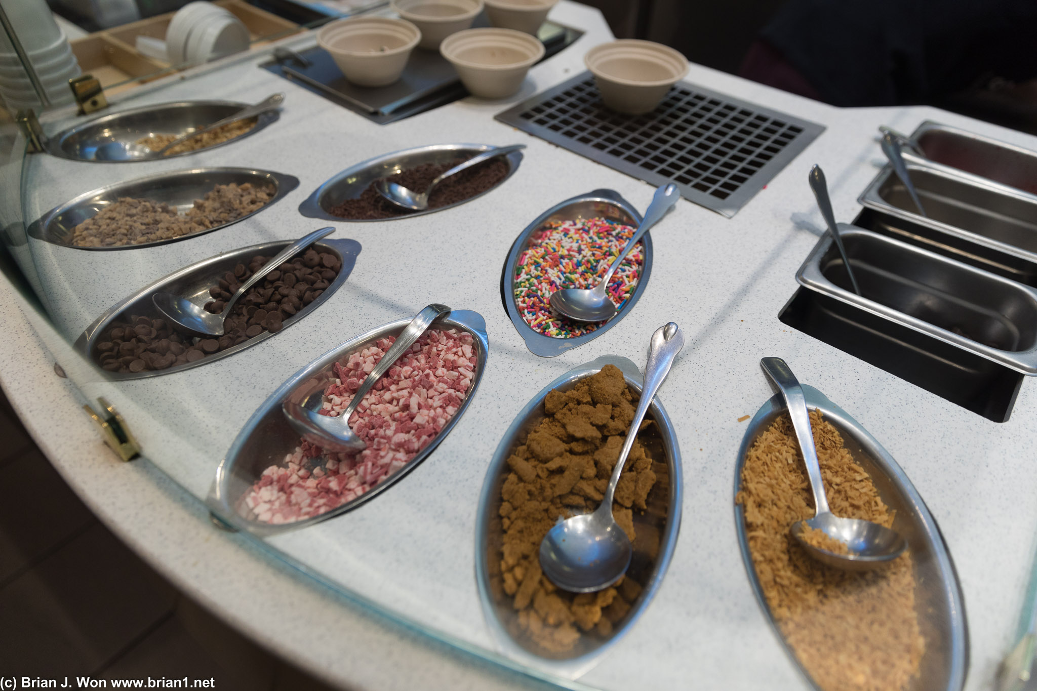 Toppings.