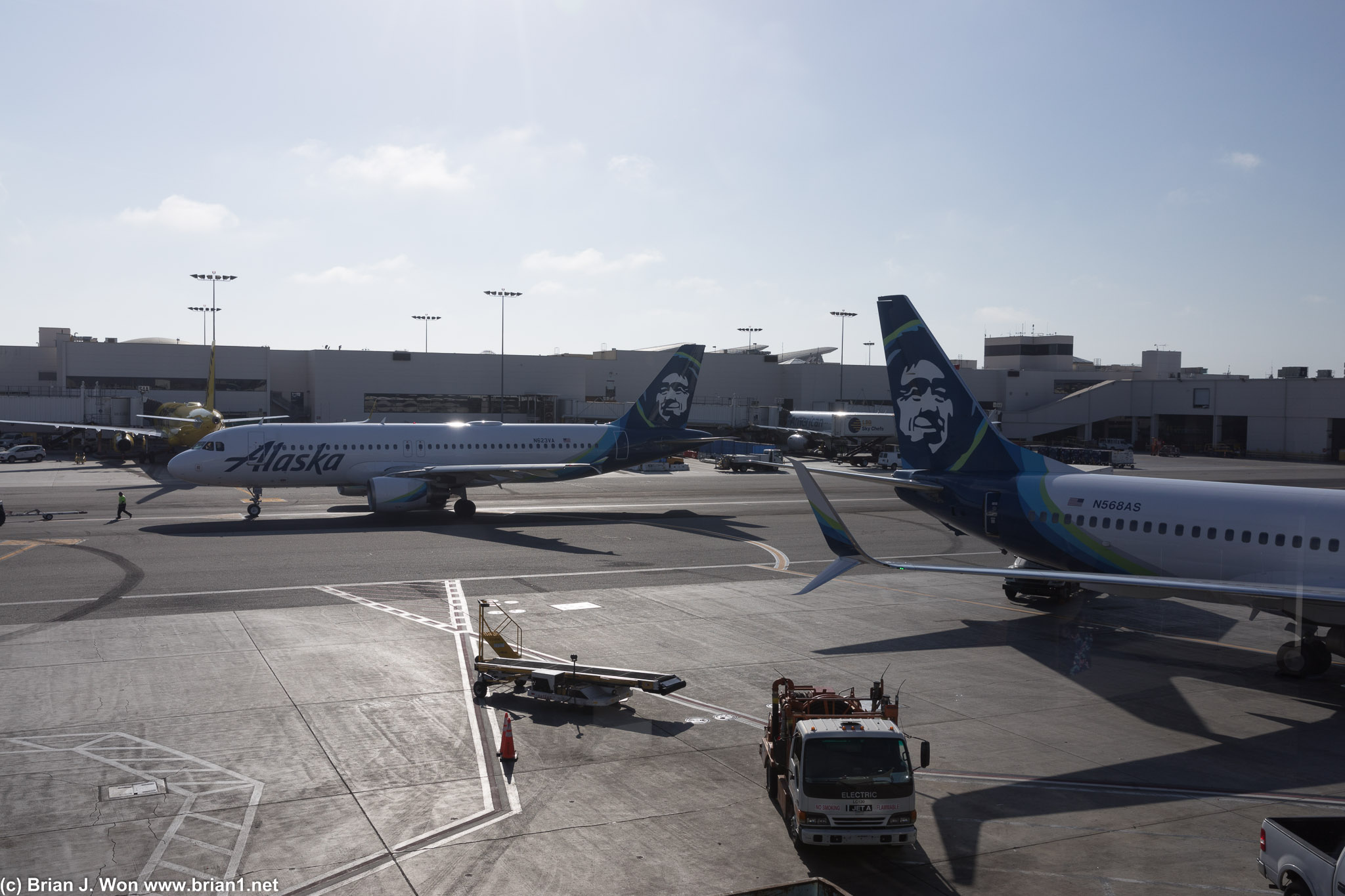 Looking west towards Terminal 5.