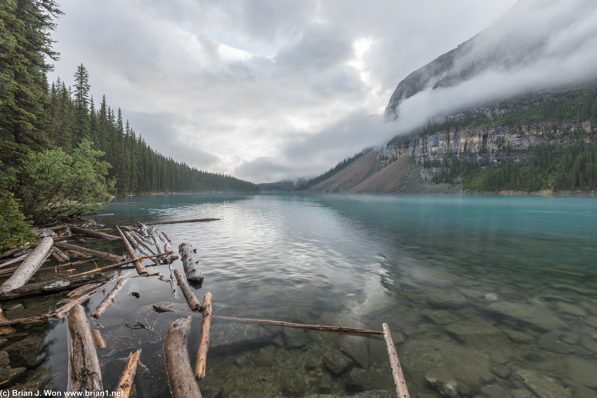 Moraine Lake is spectacular.