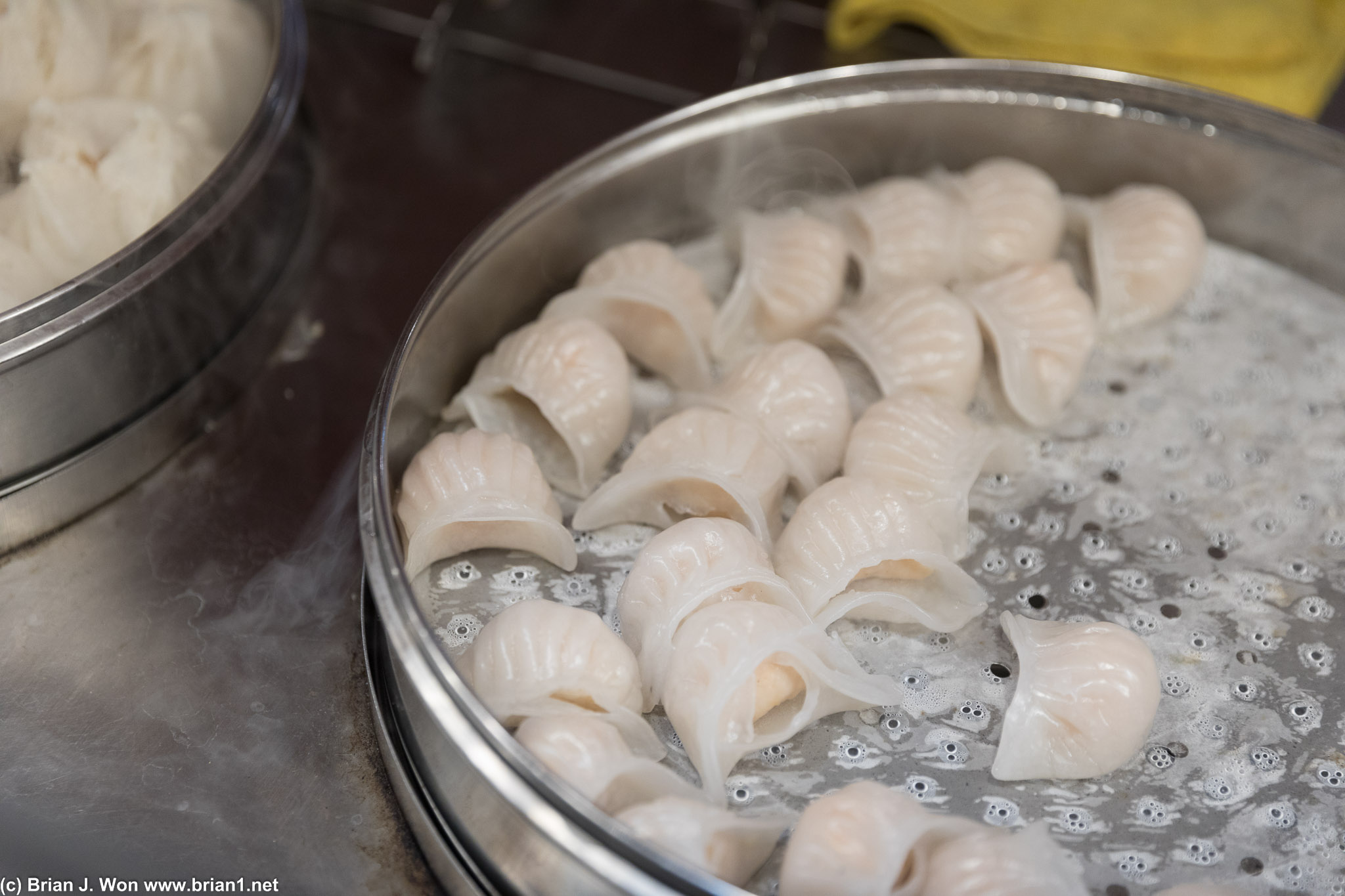 Har gow at the dim sum place earlier. Tempting.
