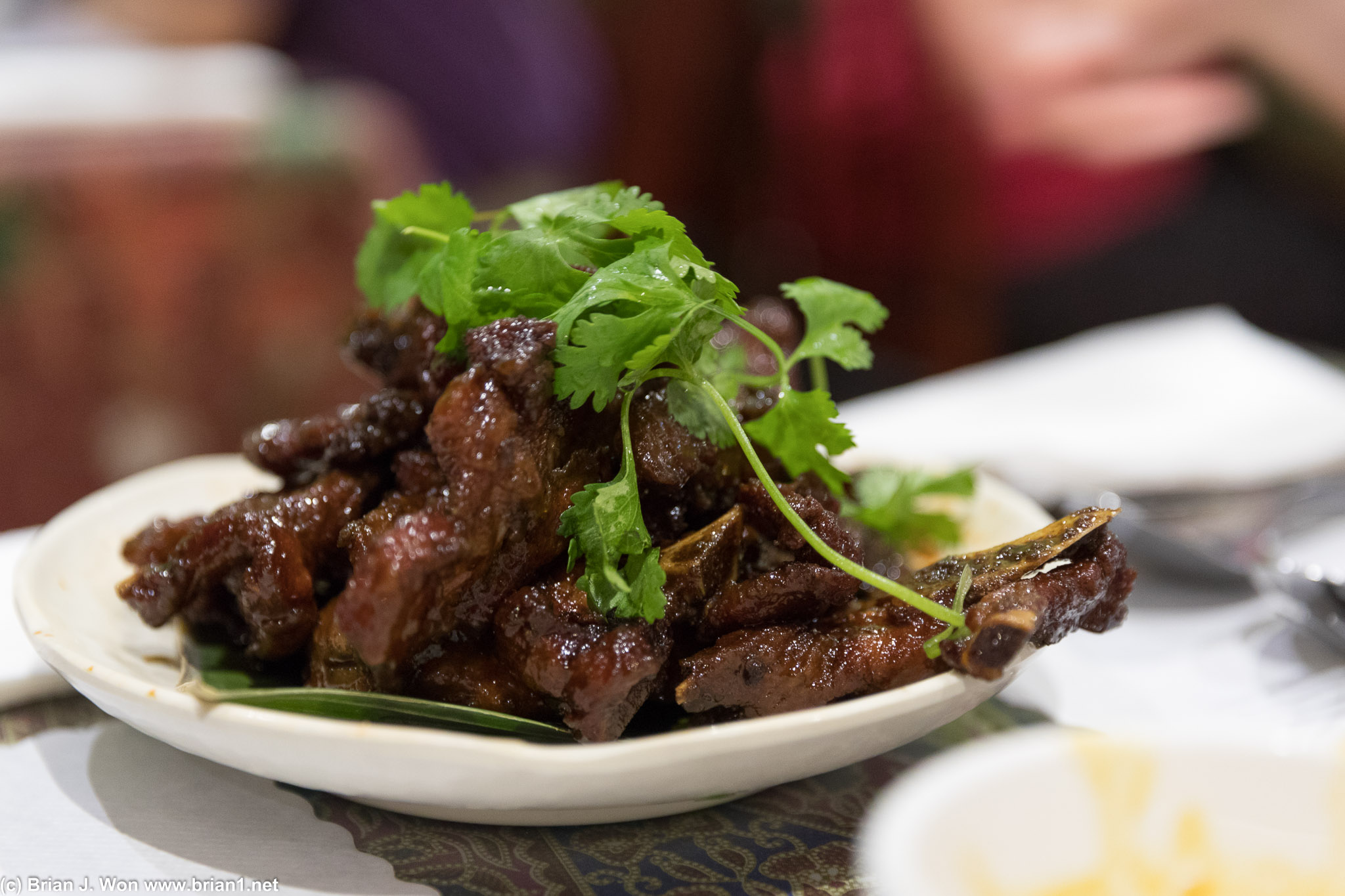 Coffee ribs. Surprisingly good.