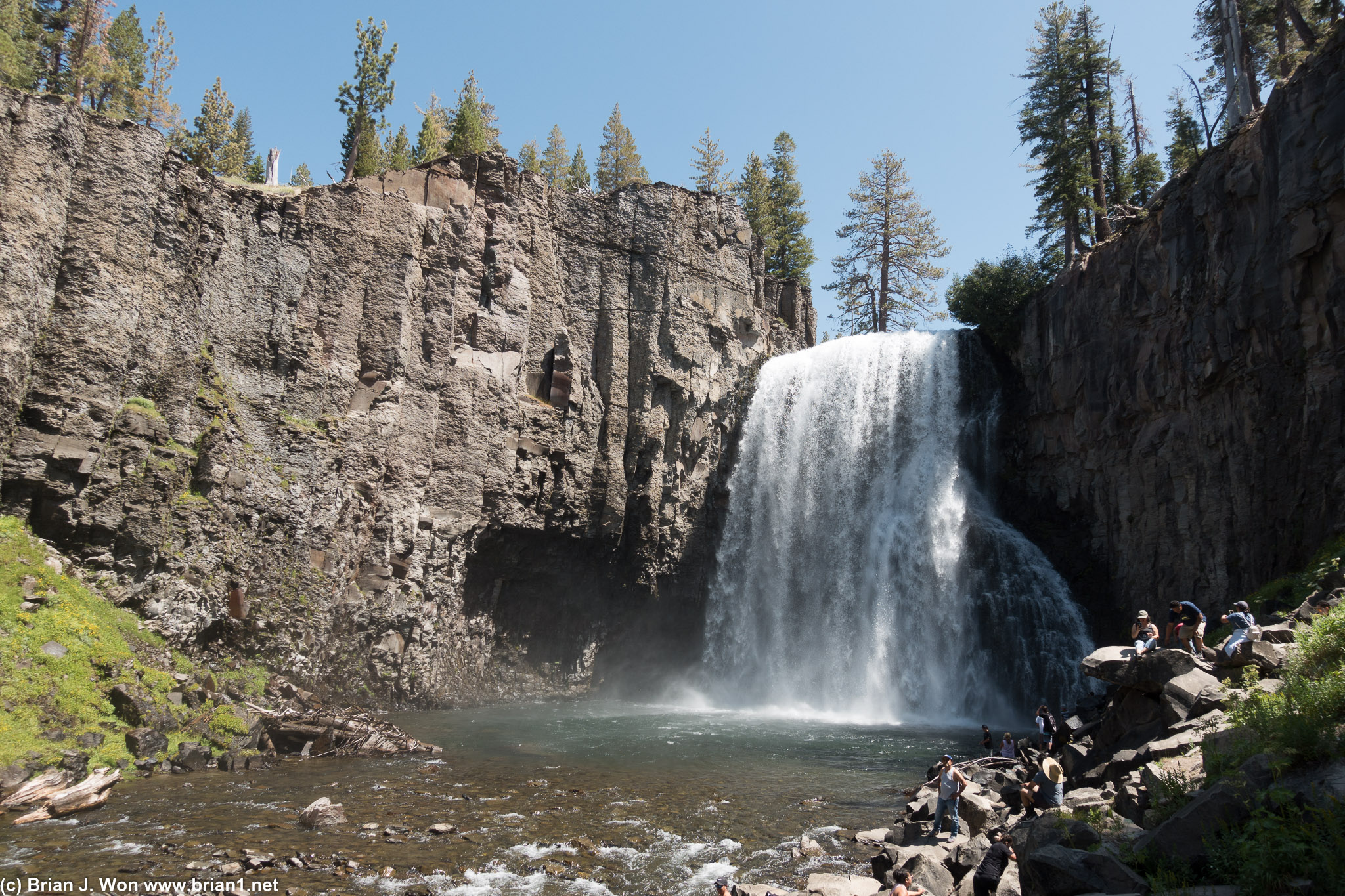 It's actually a pretty big waterfall by local standards.