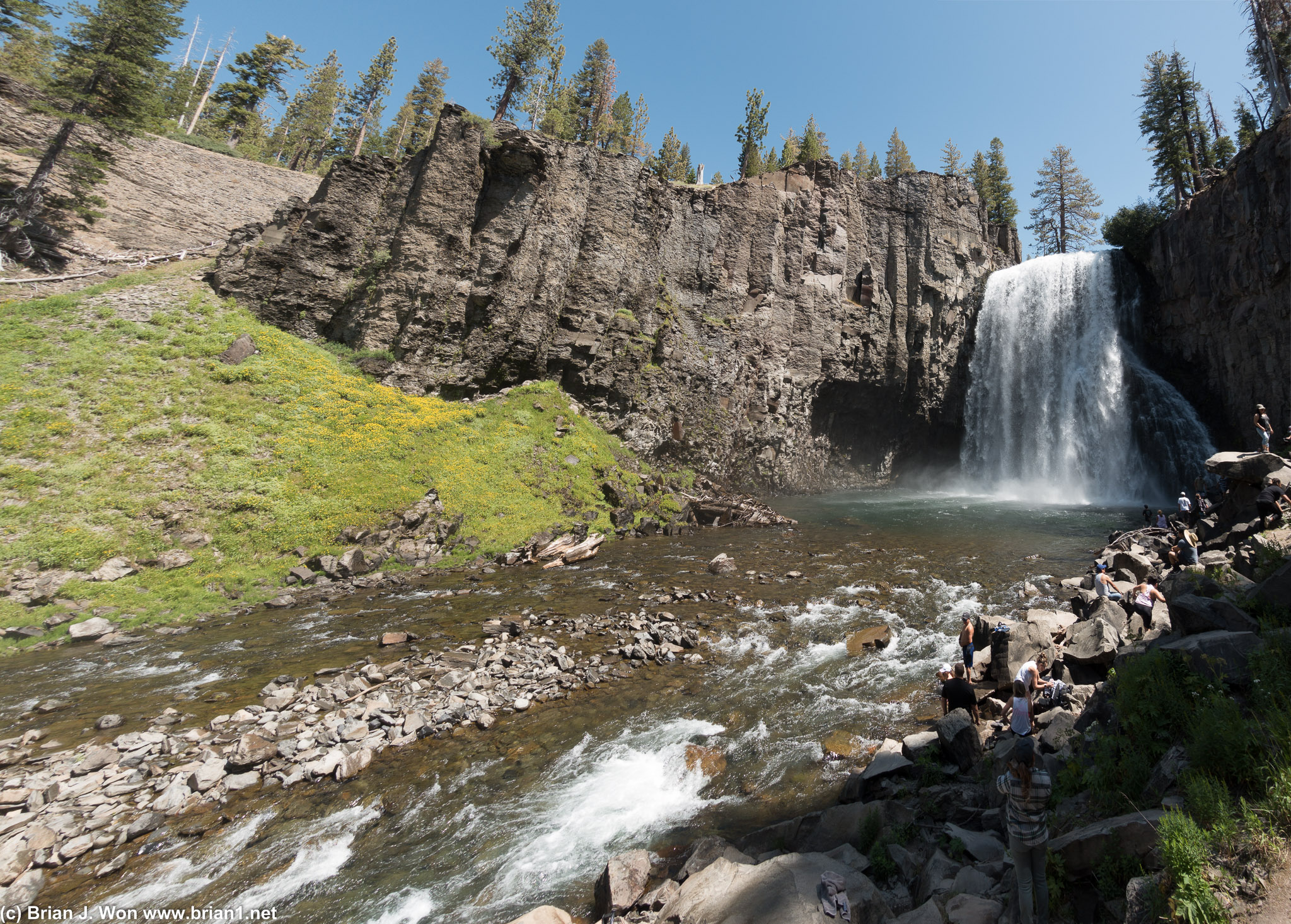 Panoramic shot-- the river really isn't quite that wide...