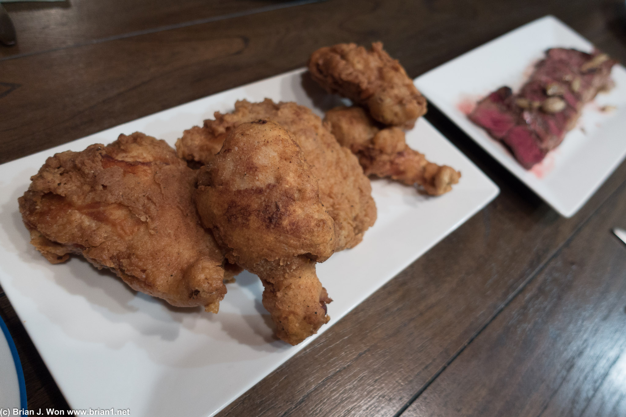 But a fraction of the fried chicken.