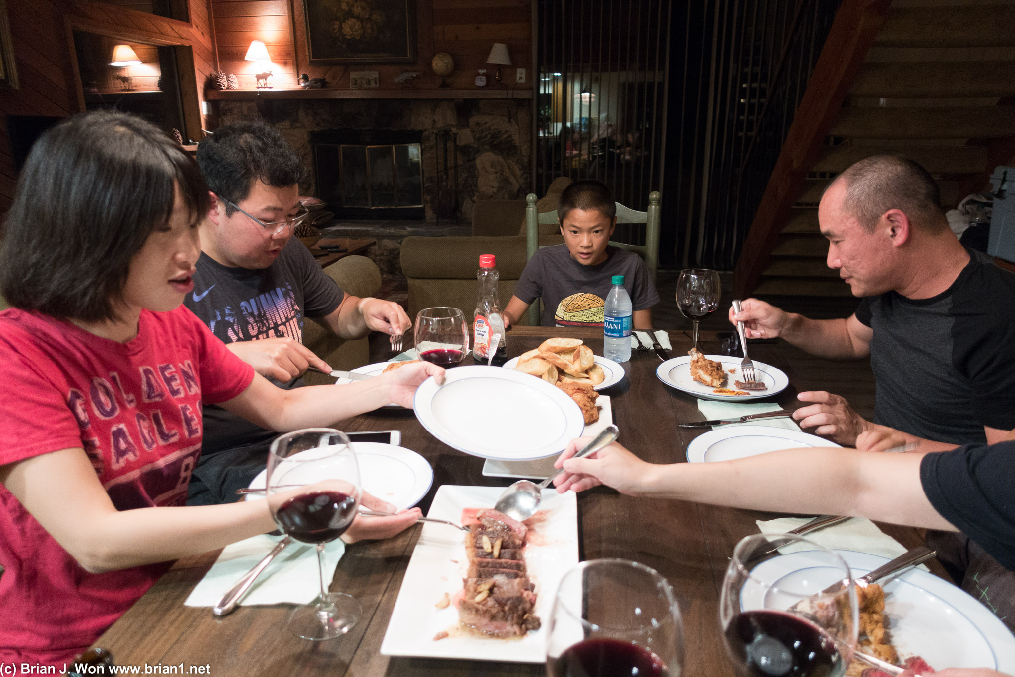 Dinnertime.