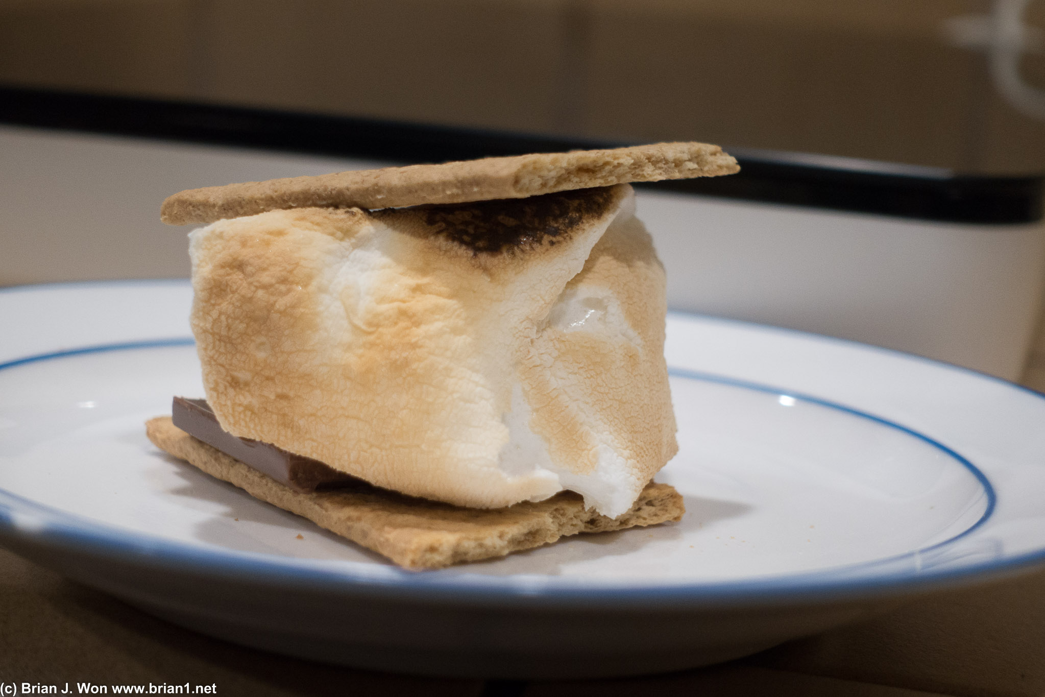 Classic s'mores.