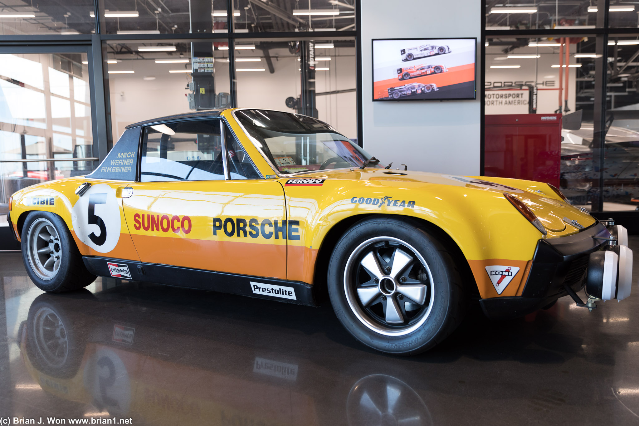 1970 Porsche 914/6 GT. First in class, seventh overall at 24 Hours of Daytona in 1971.