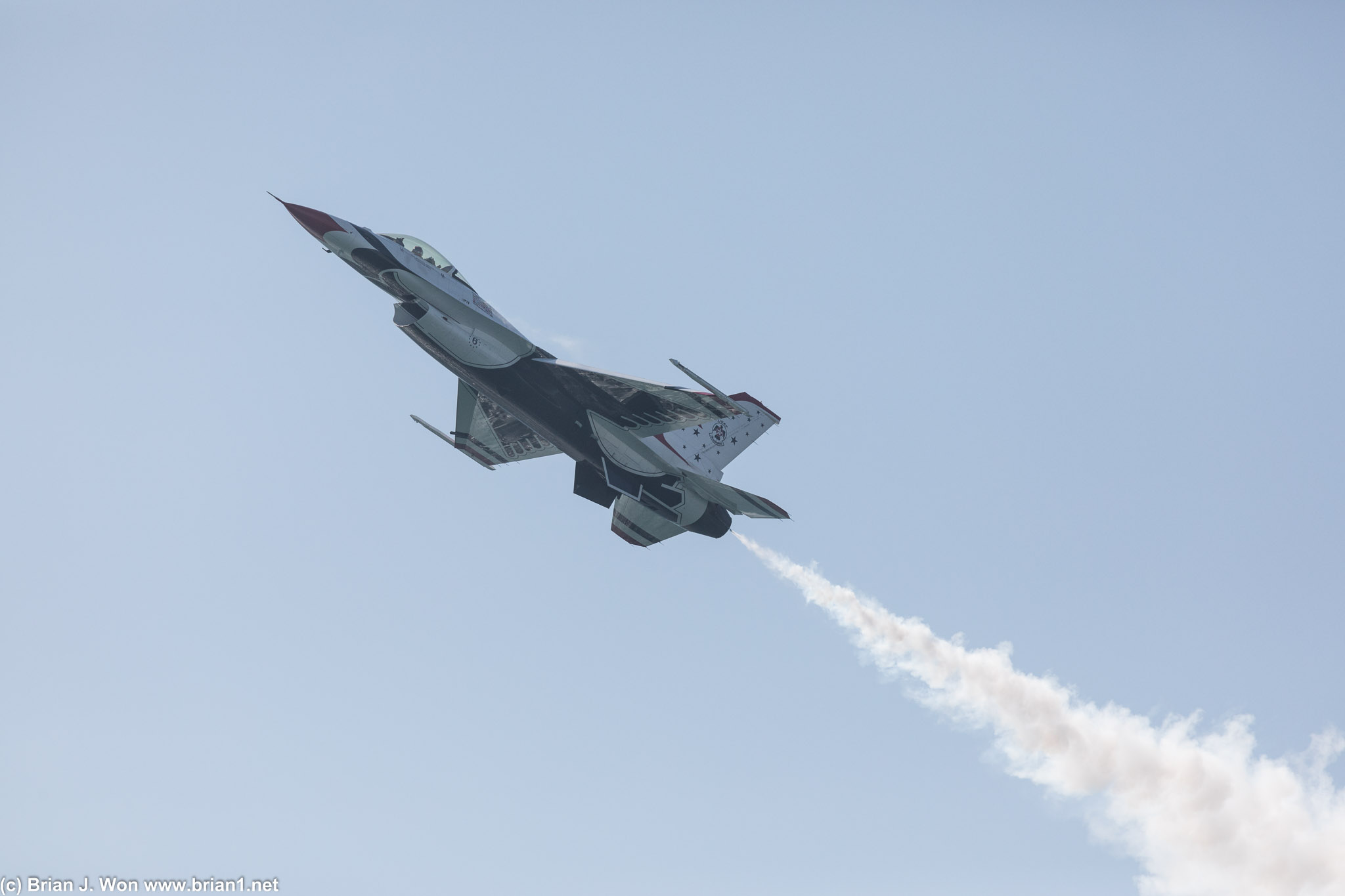 High angle of attack.  Would've been more impressive if we hadn't already seen the F-35...