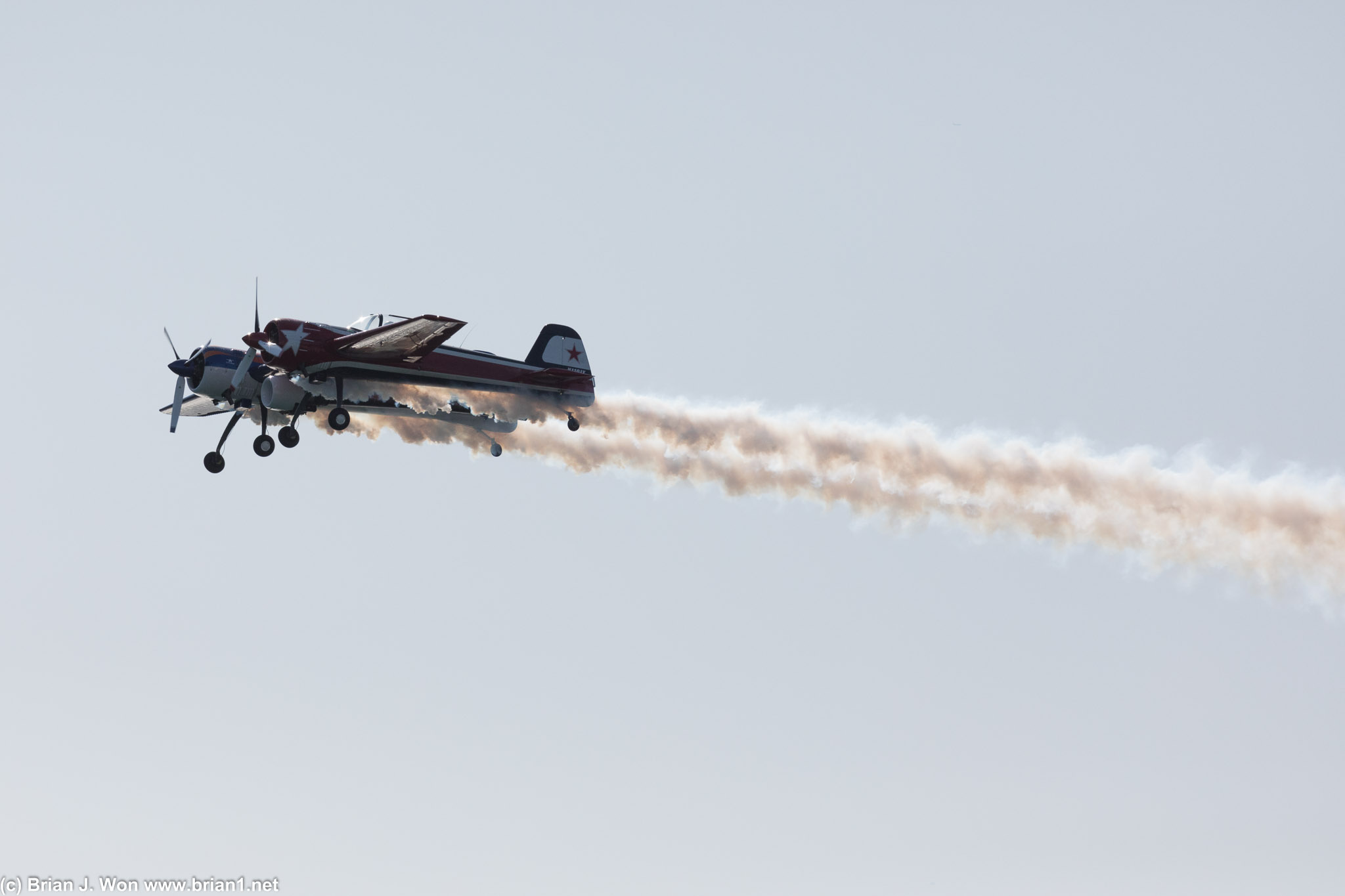 Yak-110: two Yak-55's plus a GE J85.