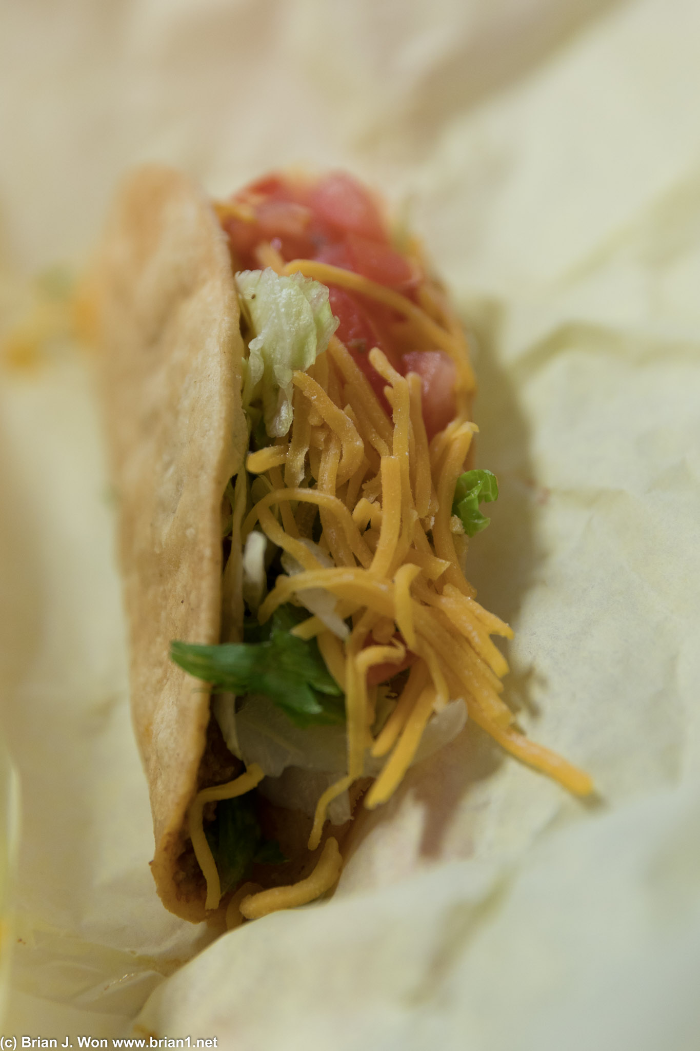Like a Taco Bell taco, marginally higher in quality, twice the price?