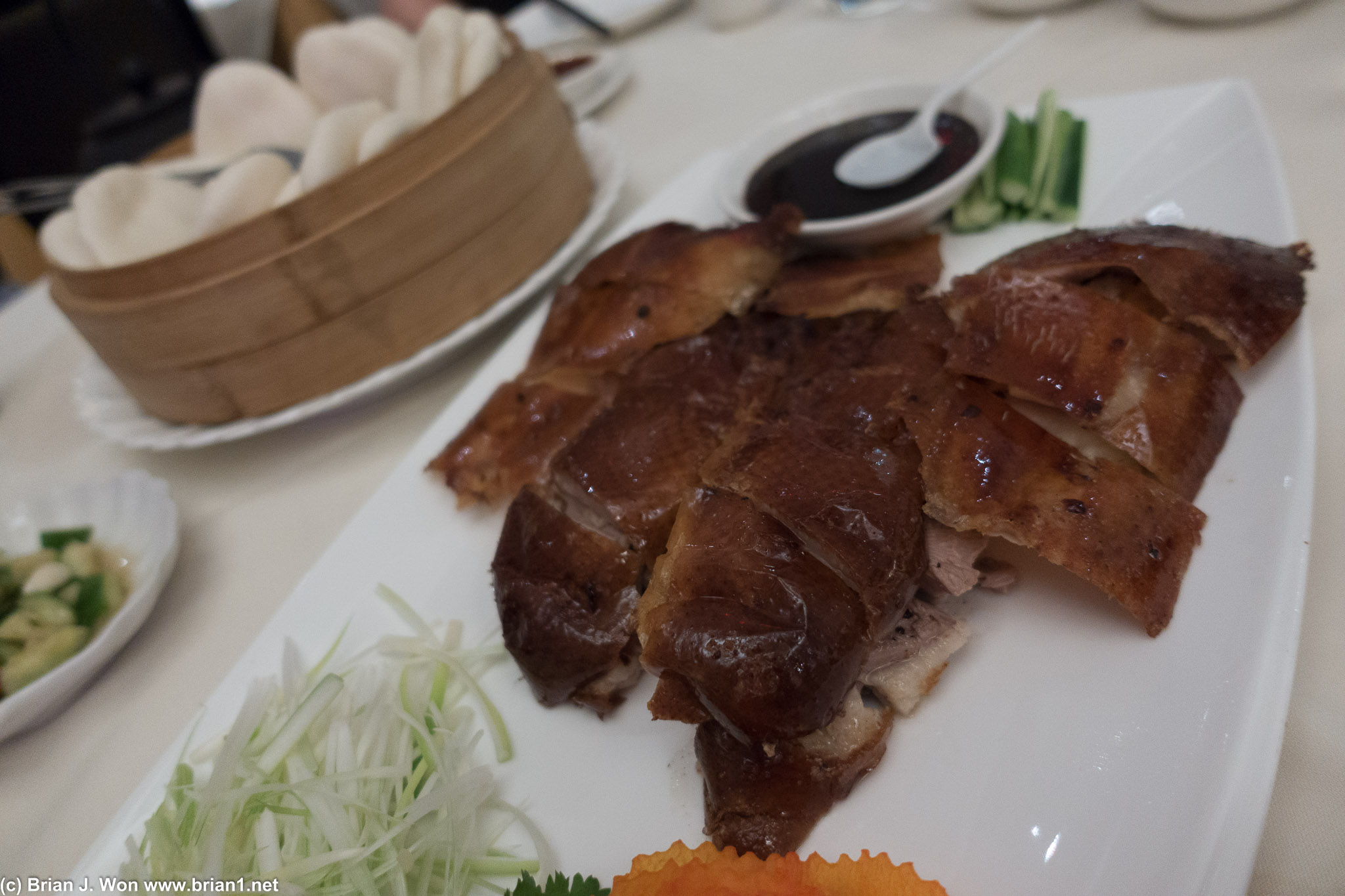 Beijing duck was excellent.