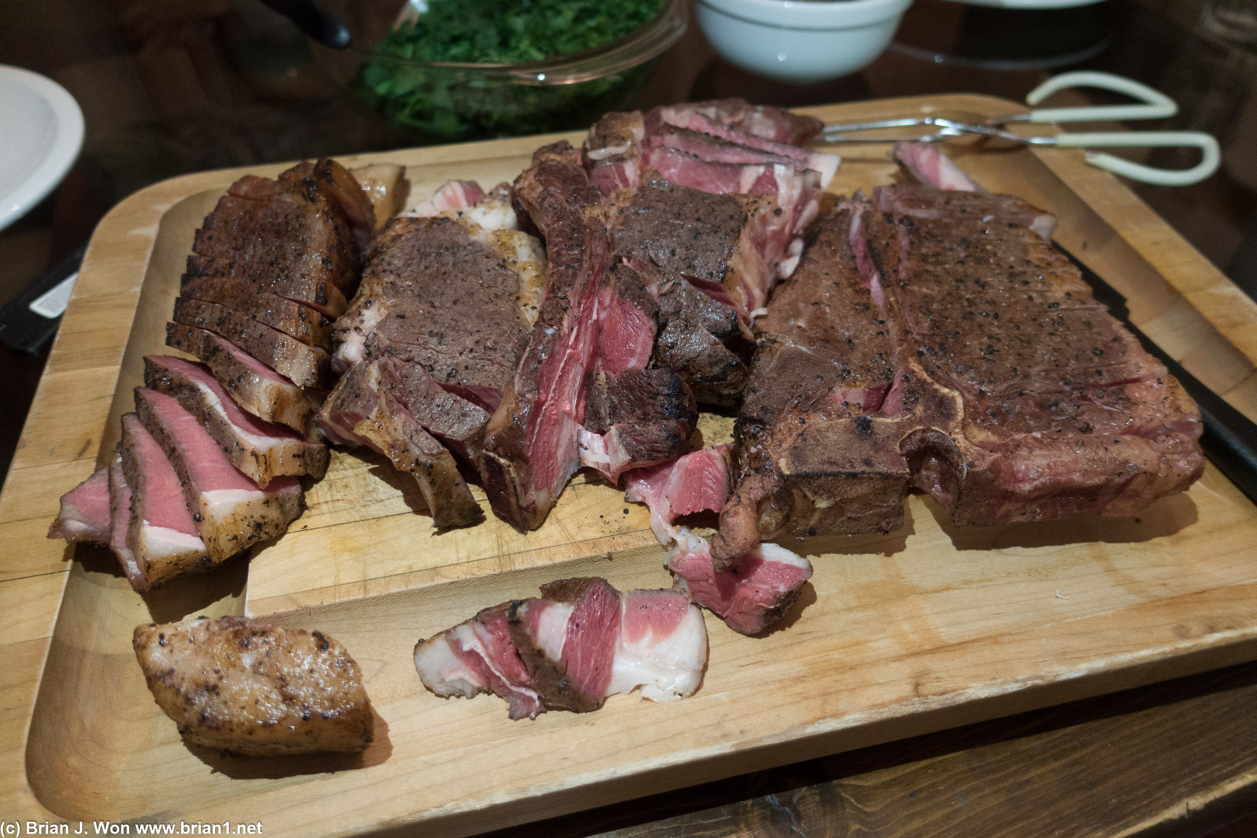 The spread.