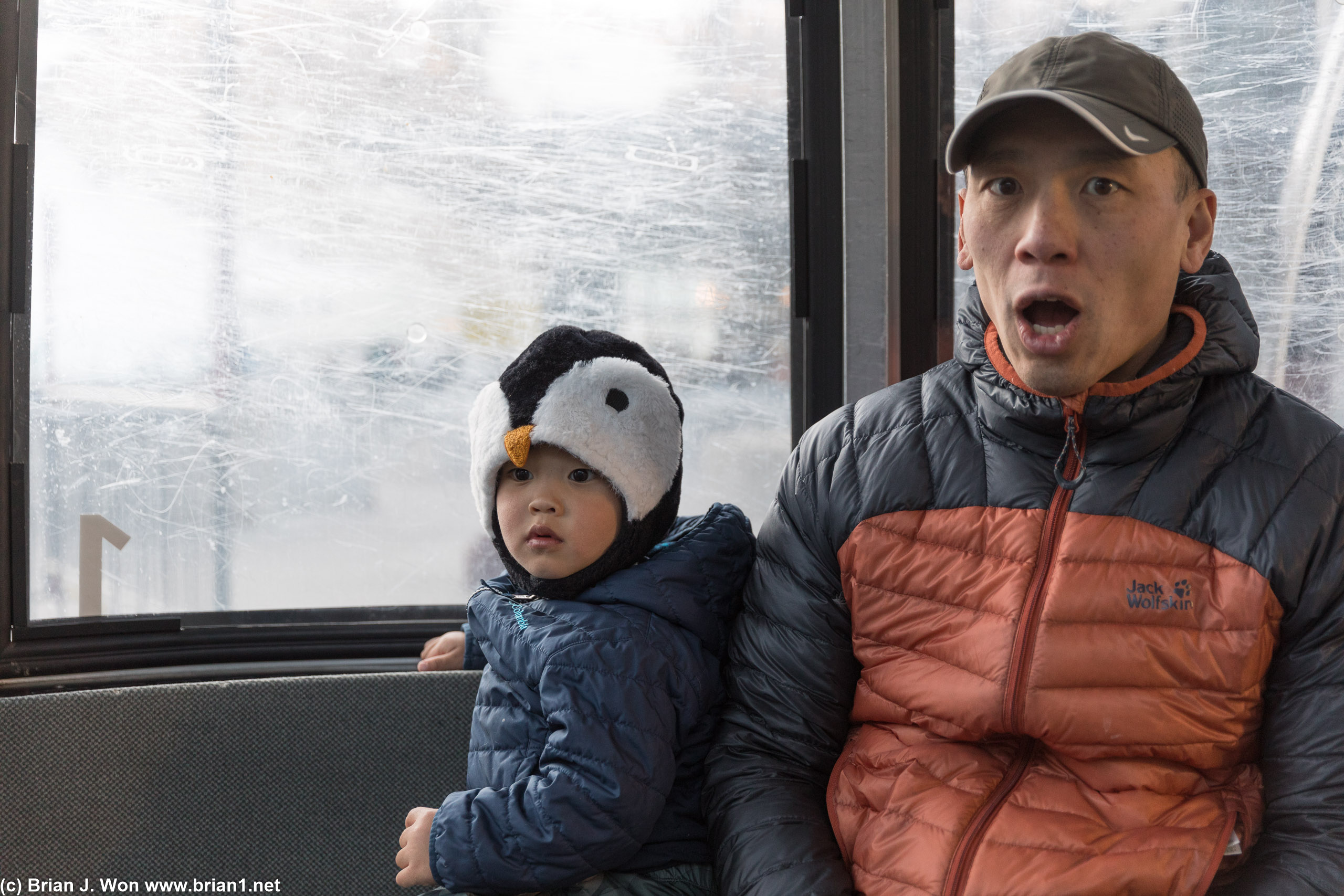 Back on the Village Gondola.