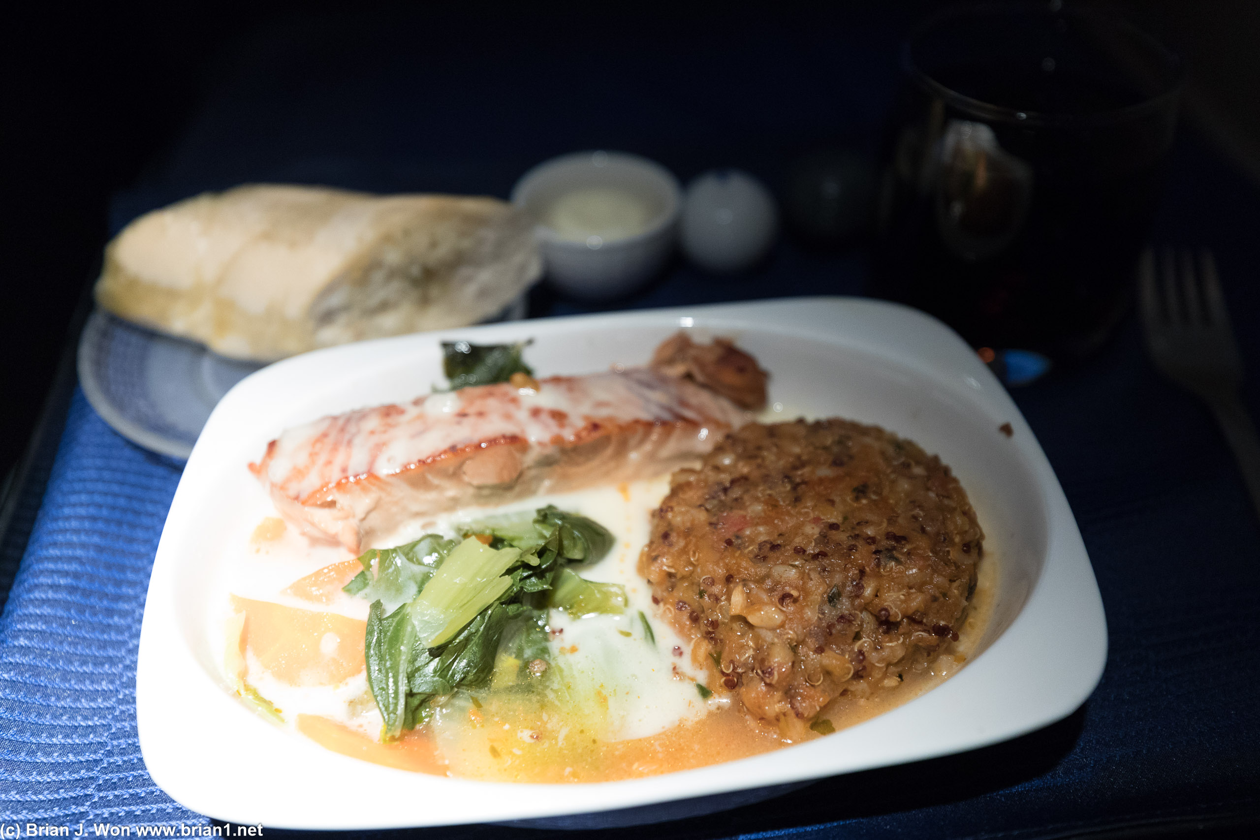 Salmon was okay.