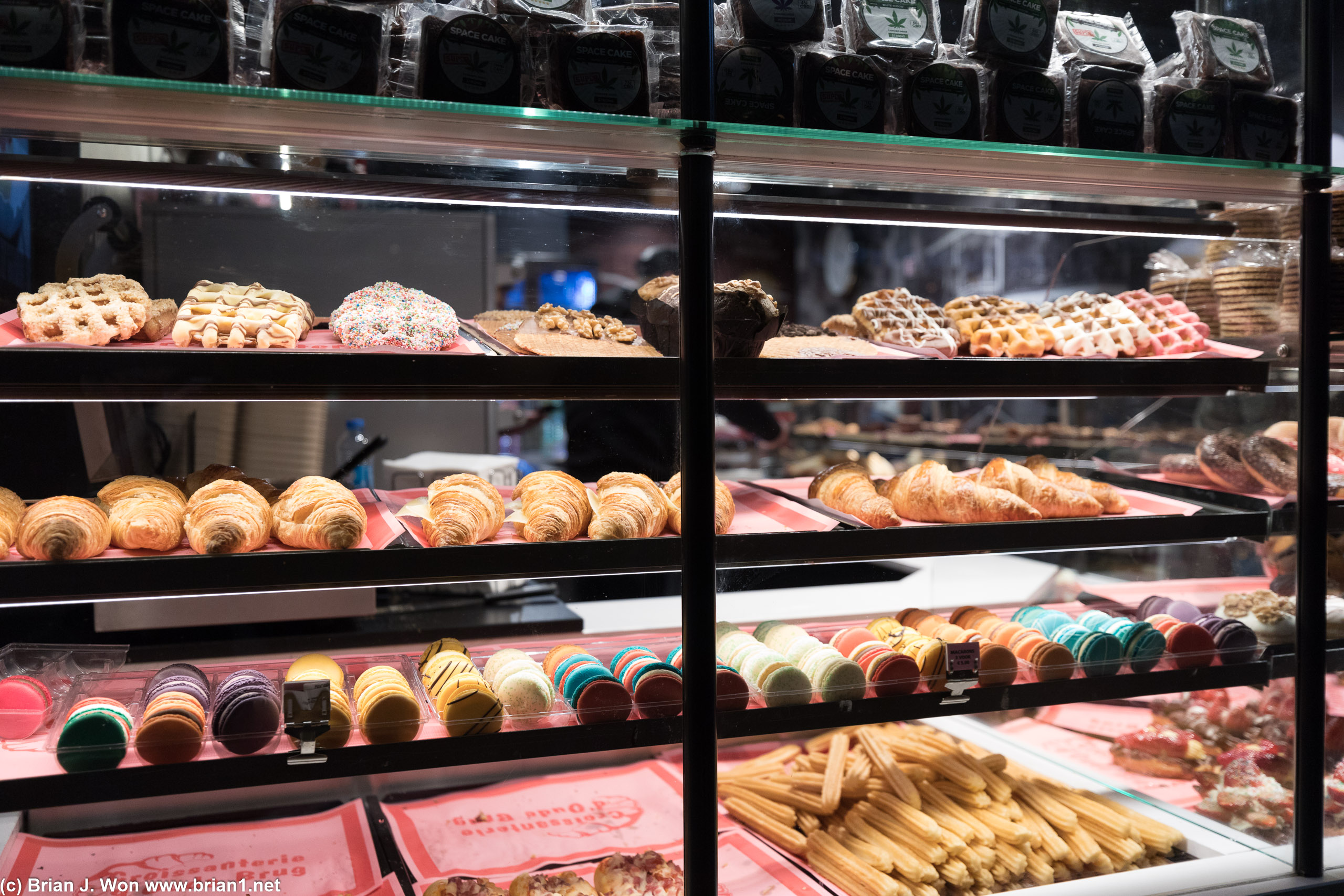 Waffles, croissants, macaroons, churros??
