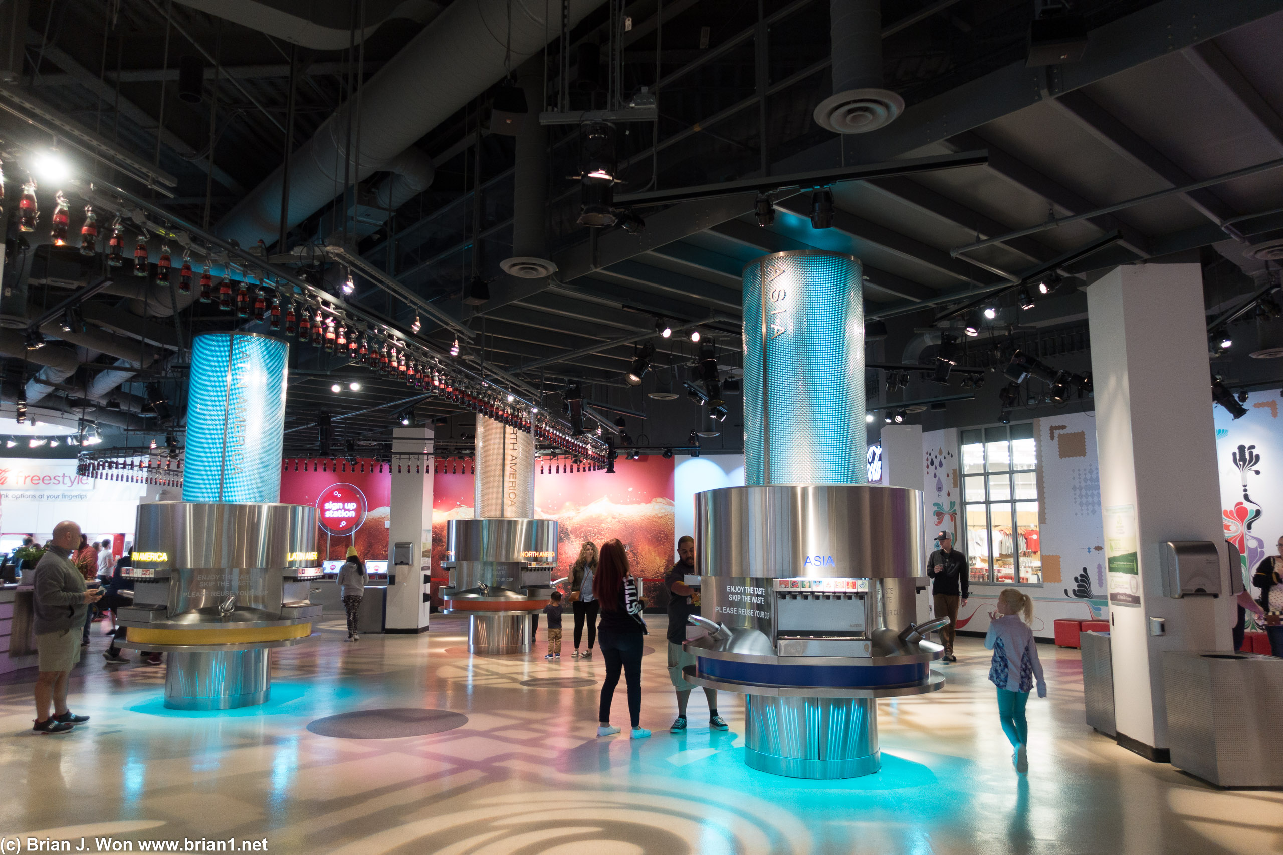 The tasting room.