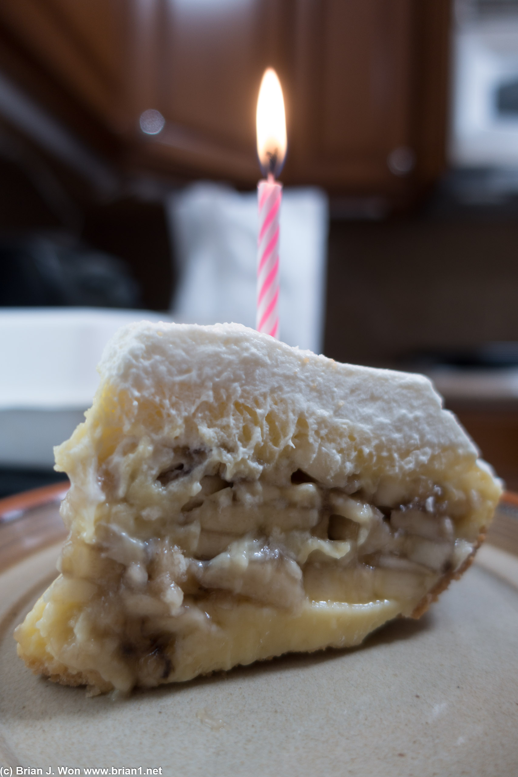 Banana cream pie.