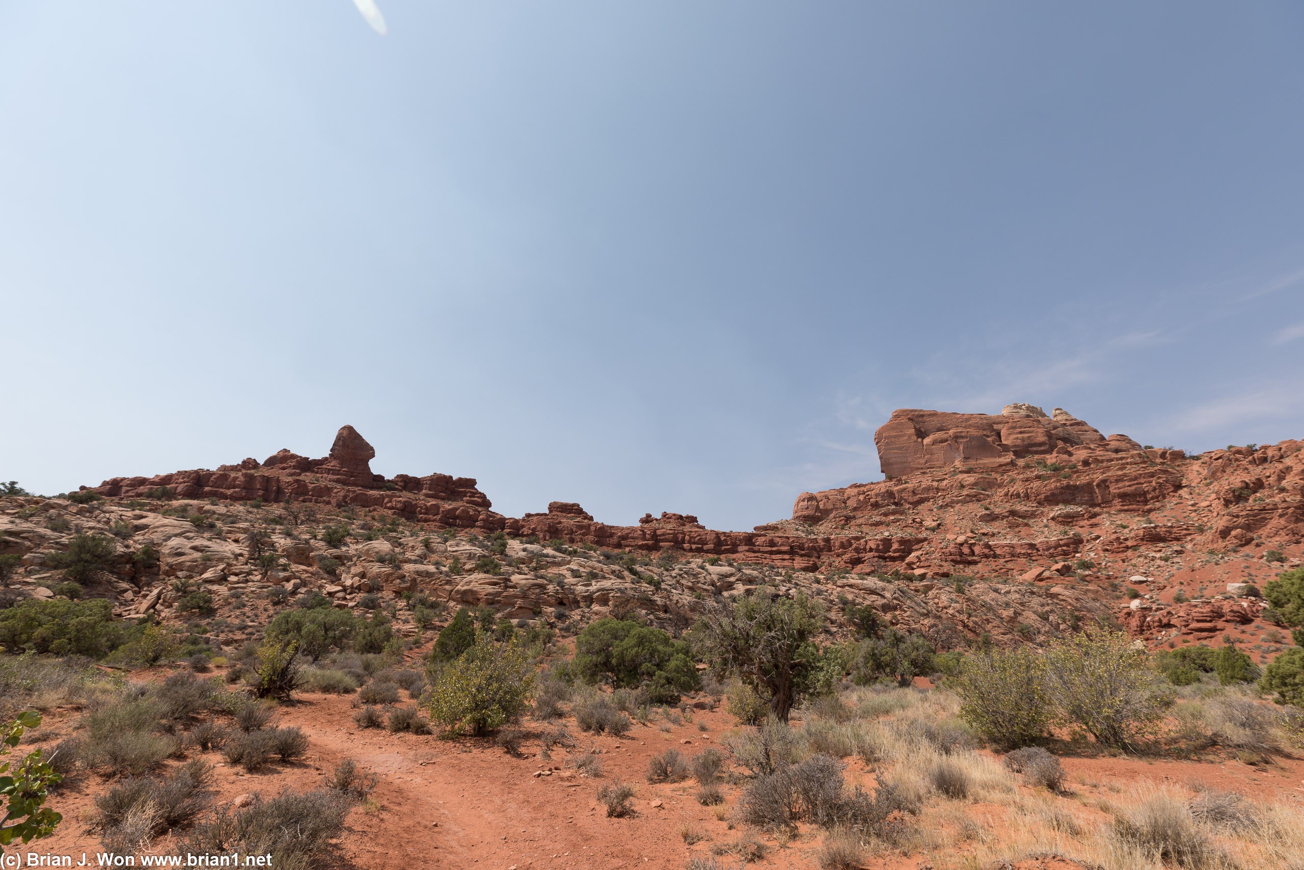 Klondike Bluffs. Tower Arch is back there somewhere but we lacked a sufficiently high-clearance 4x4.
