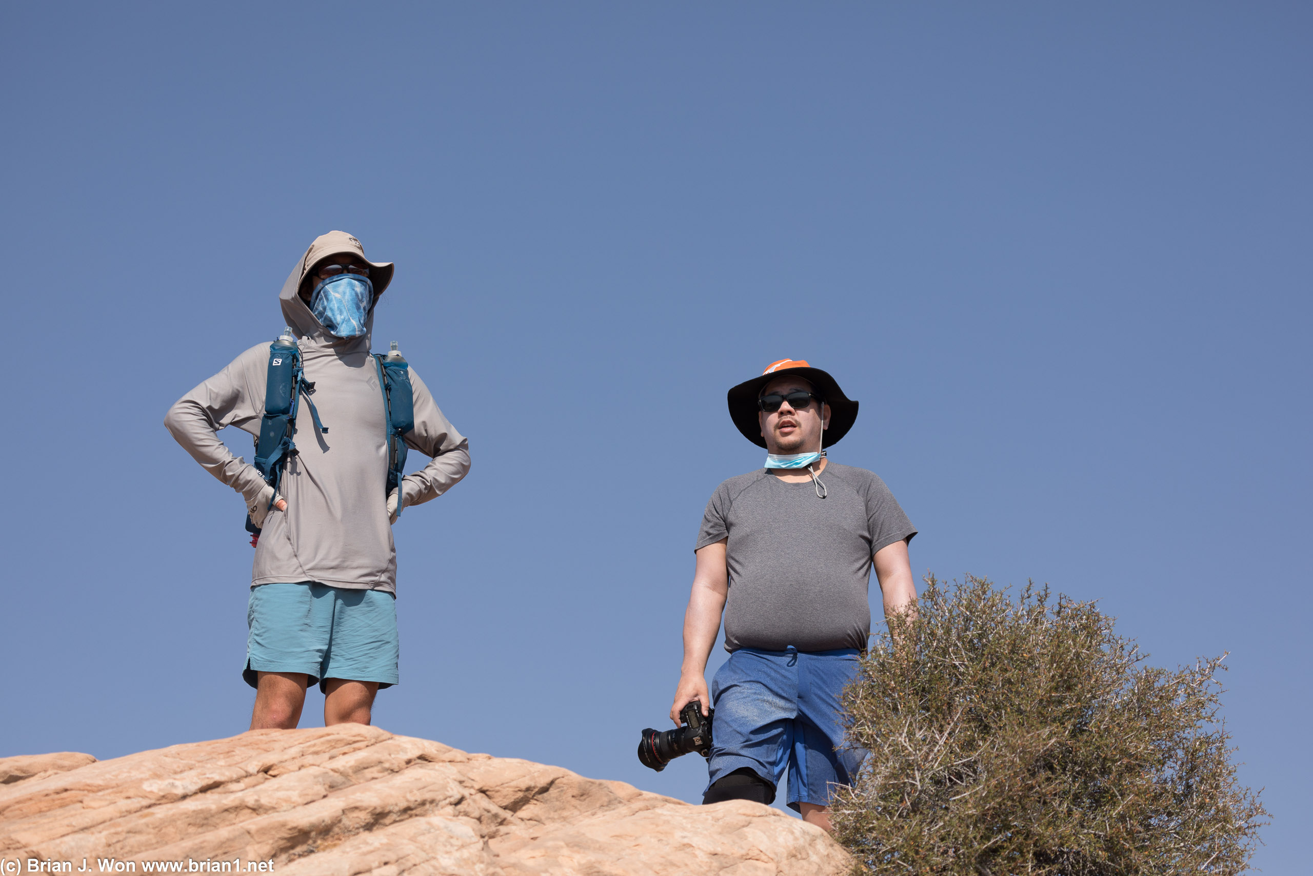 Jared and Anthony gaze upon the wonders.