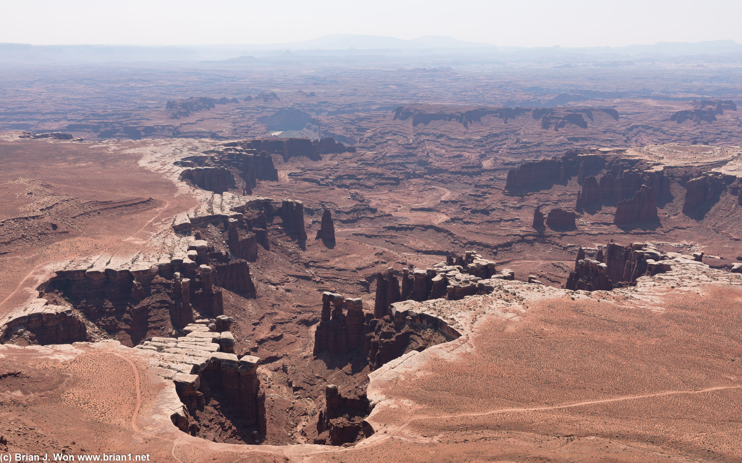 The view from White Rim Overlook.