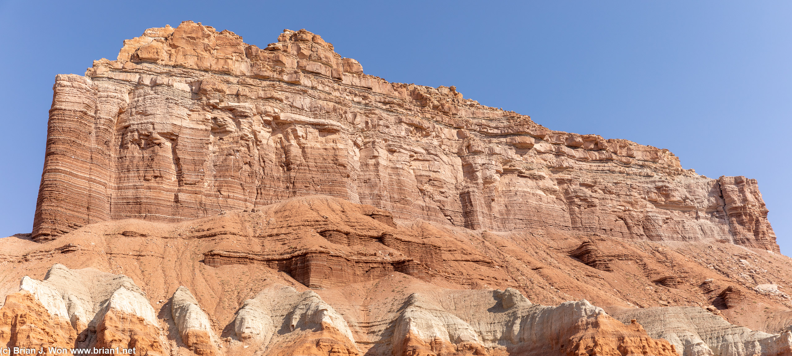 Wild Horse Butte in Goblin Valley State Park.