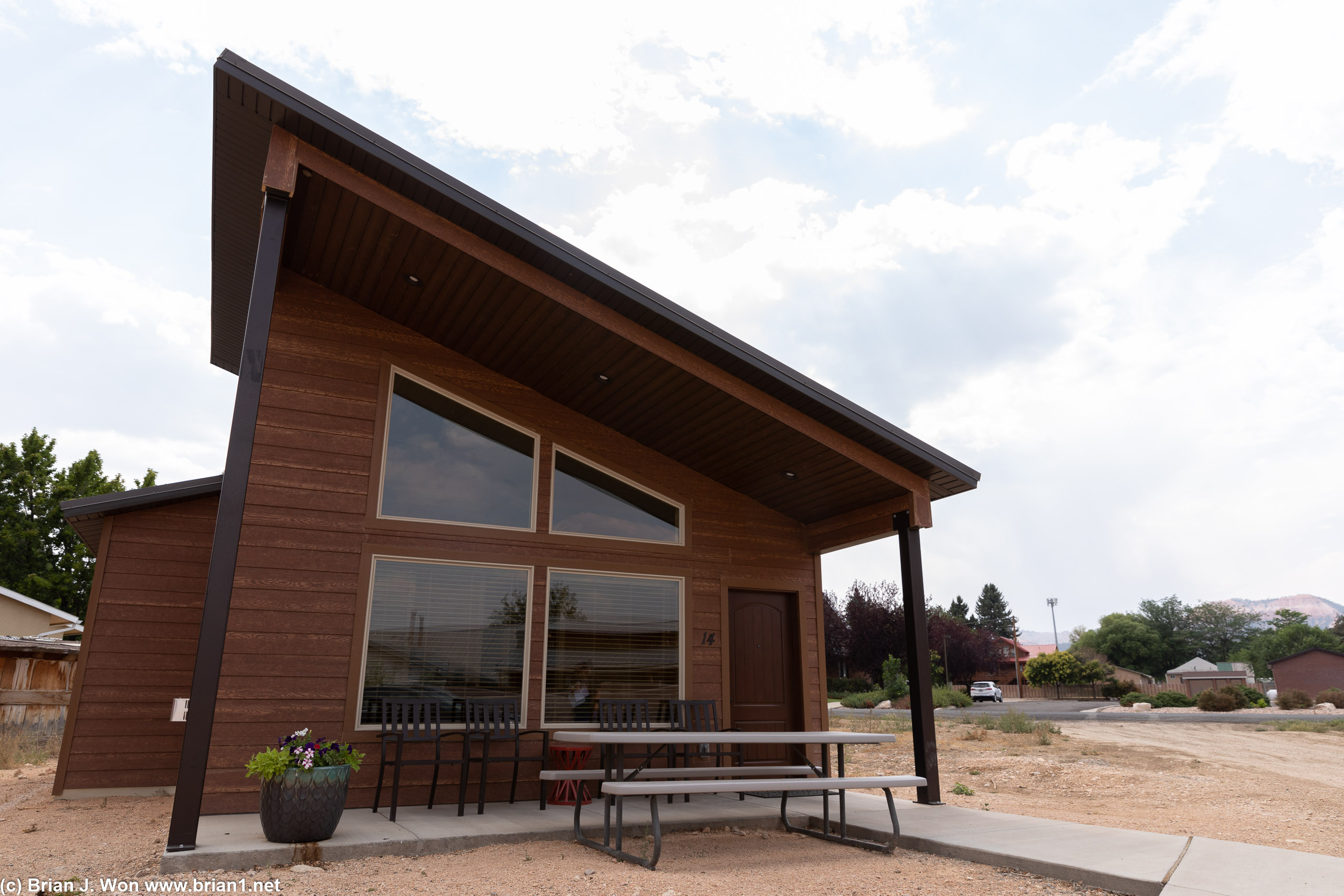 Bryce Canyon Inn's more expensive cabins-- super nice!