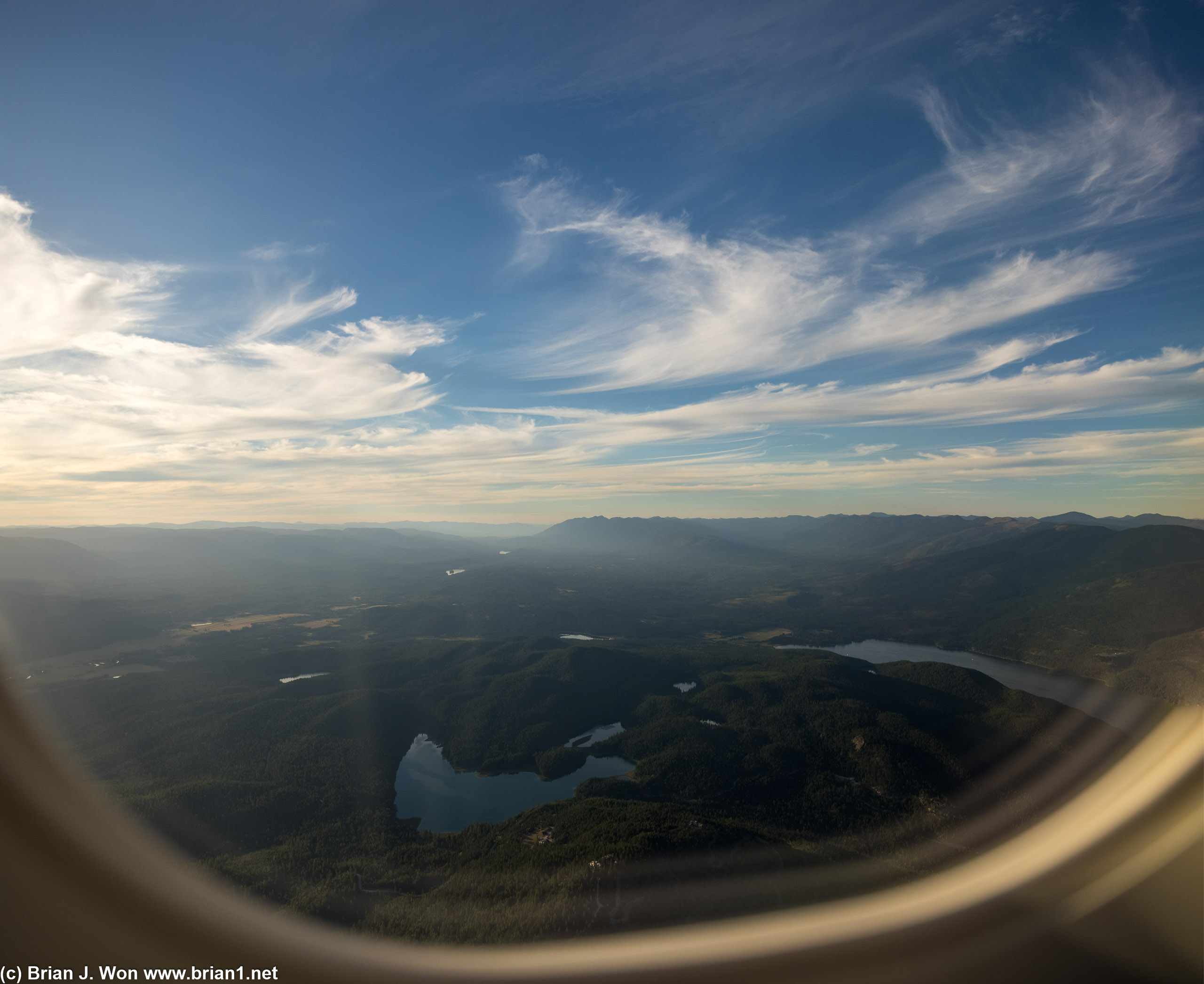 Approaching Glacier Park International Airport.