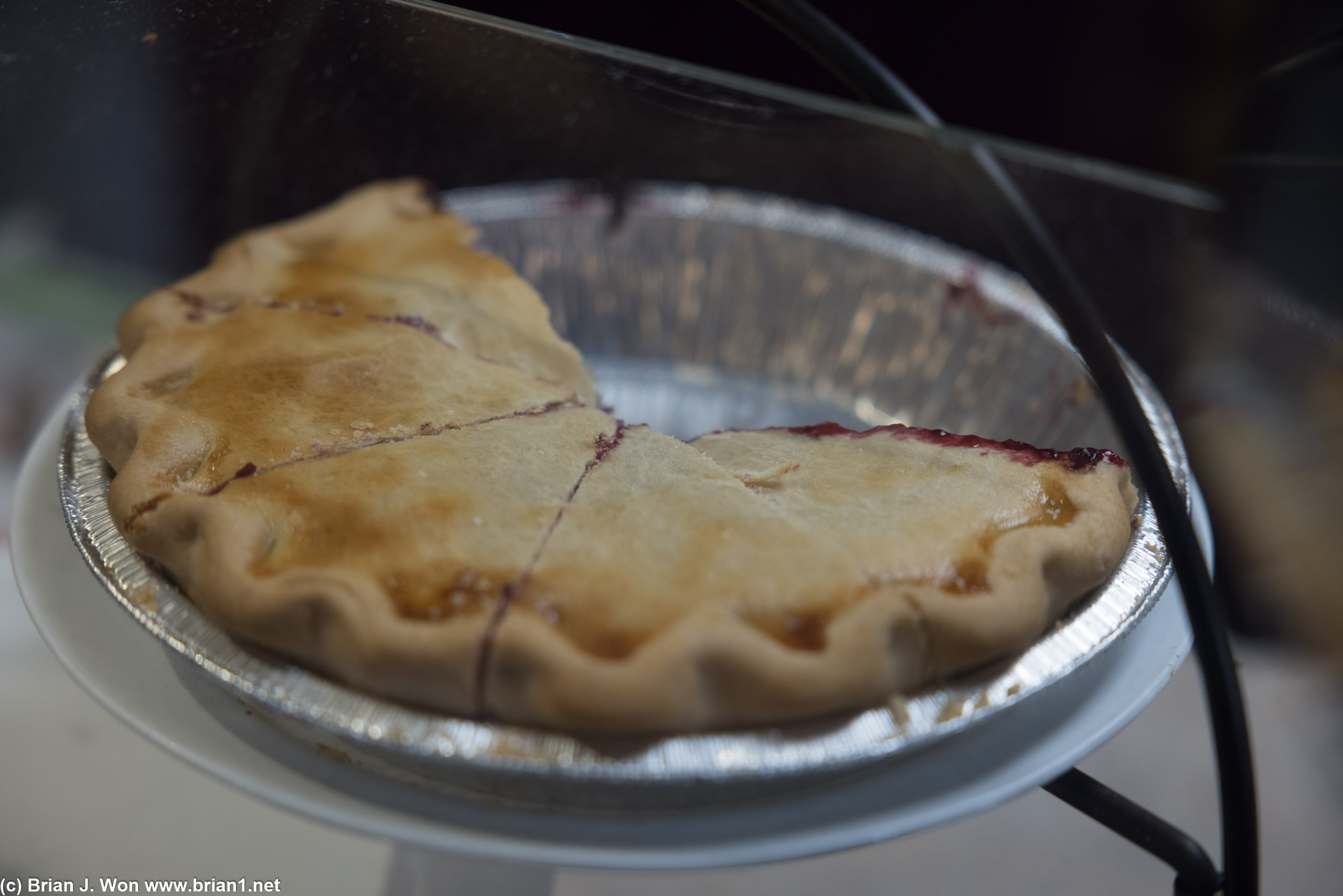 Huckleberry pie.