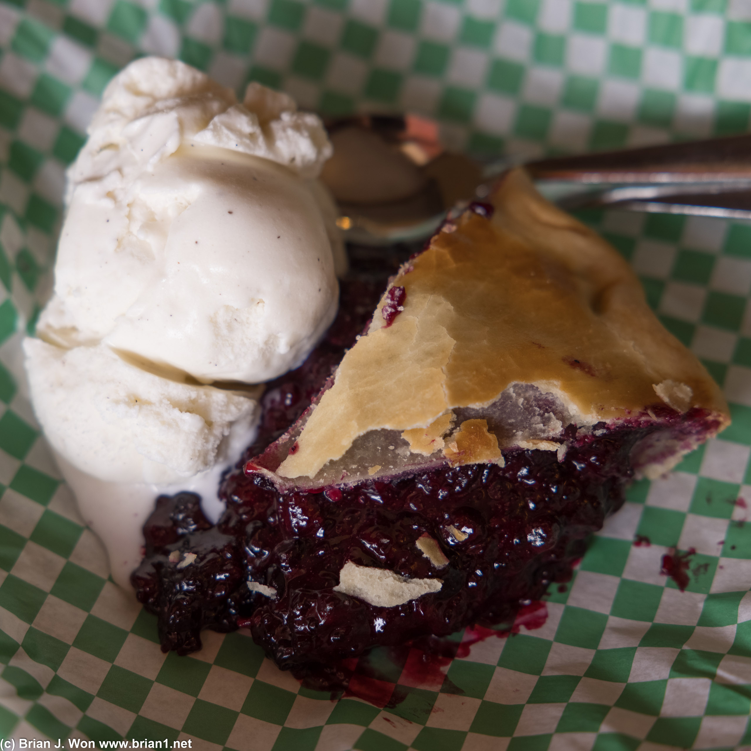 Seemed fine? Not really familiar with huckleberries...