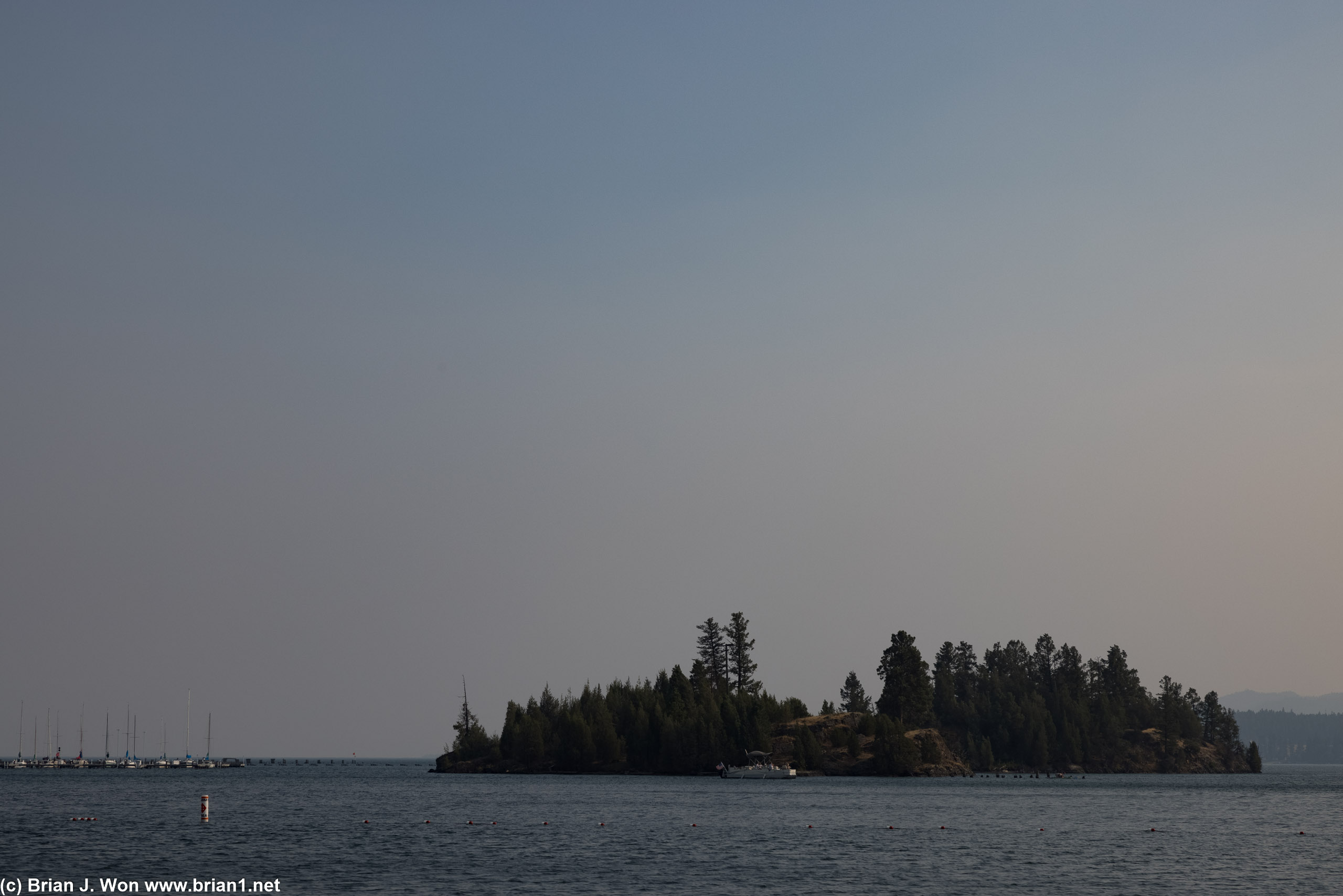 Islands in Flathead Lake.