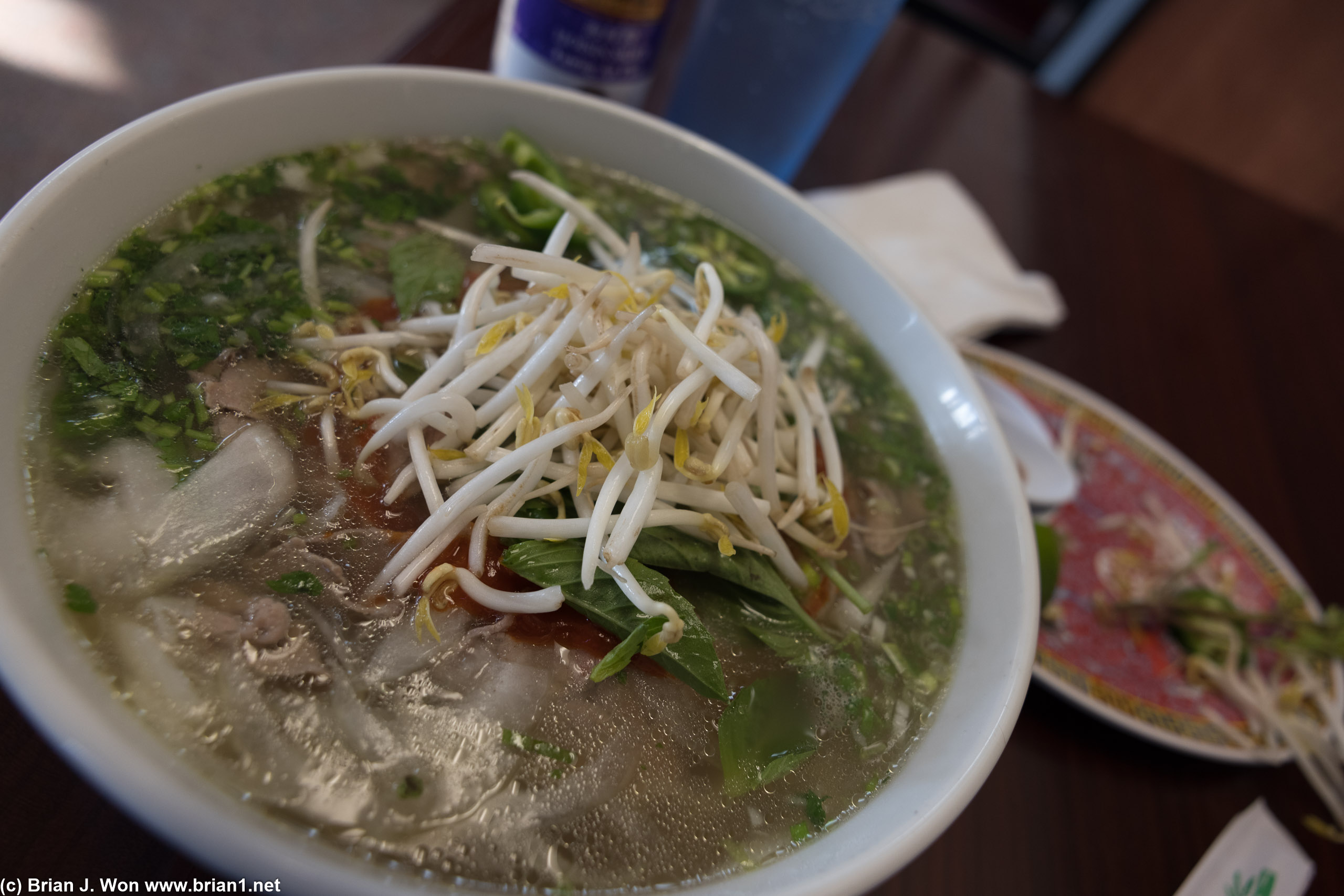 Pho is pretty decent. At least by Middle America standards...