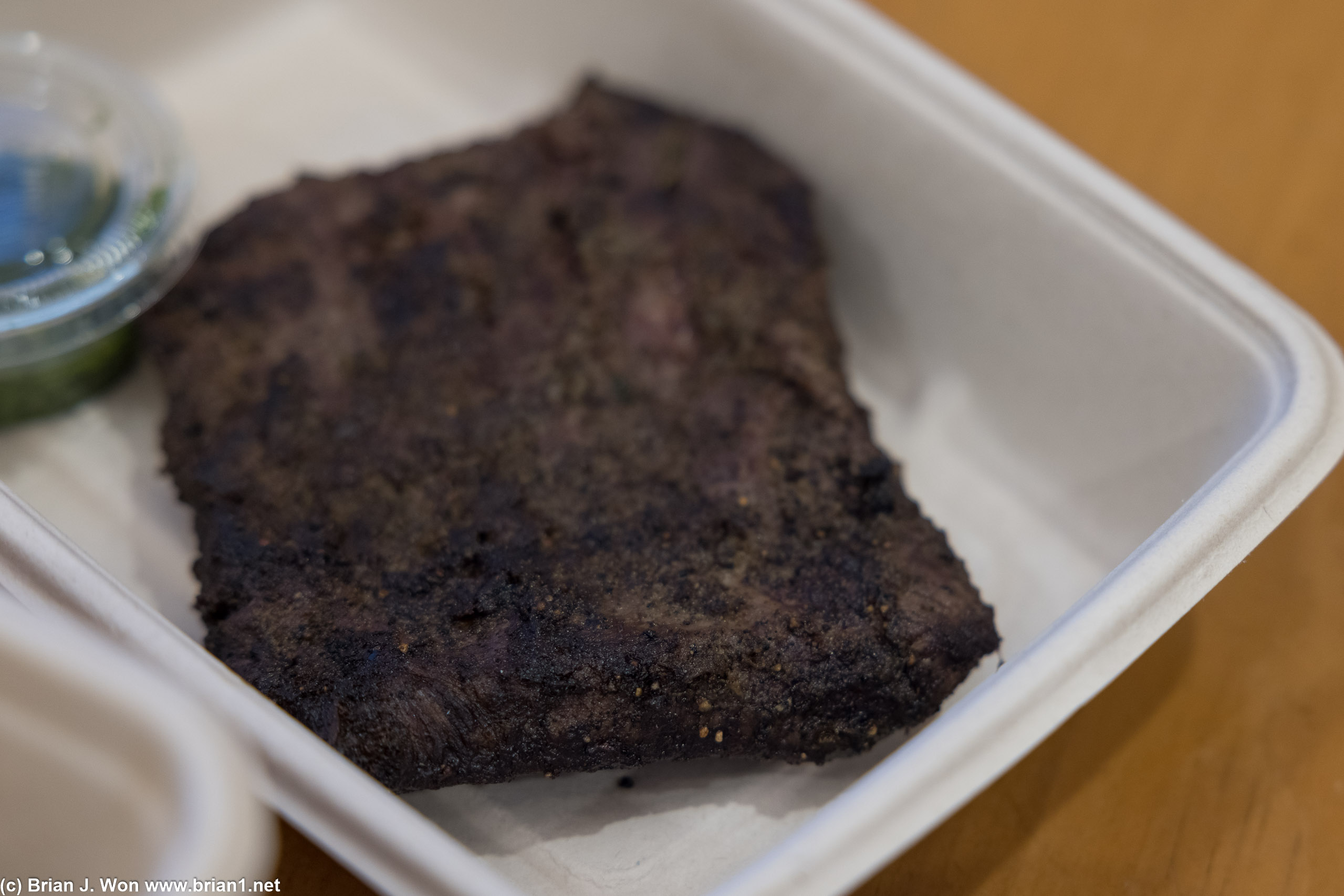 Grass-fed flatiron steak was the least impressive. Nothing wrong with it per se, just not impressive.