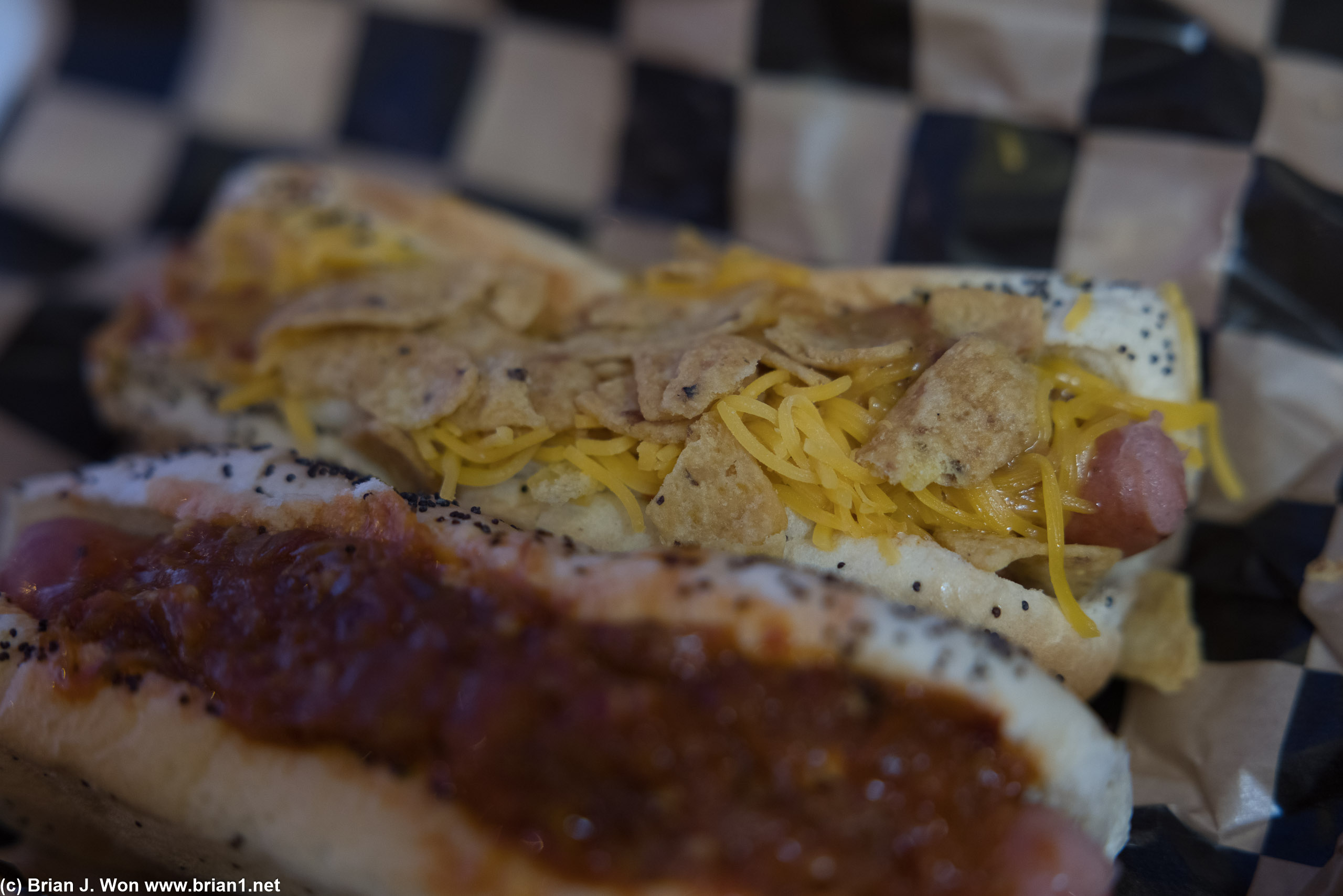 Cowgirl Carmen. Legit but next time I'd just get regular hot dogs.