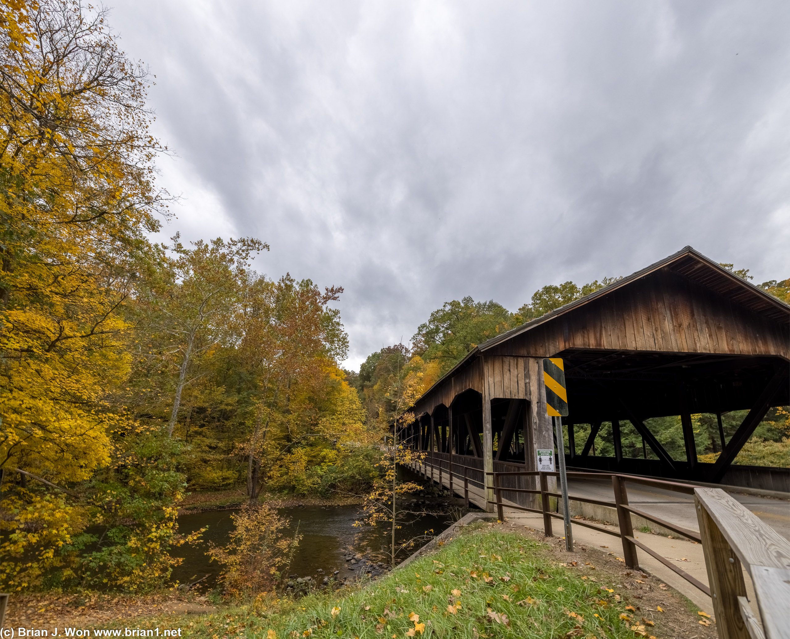 Literally called "covered bridge" on the signs.