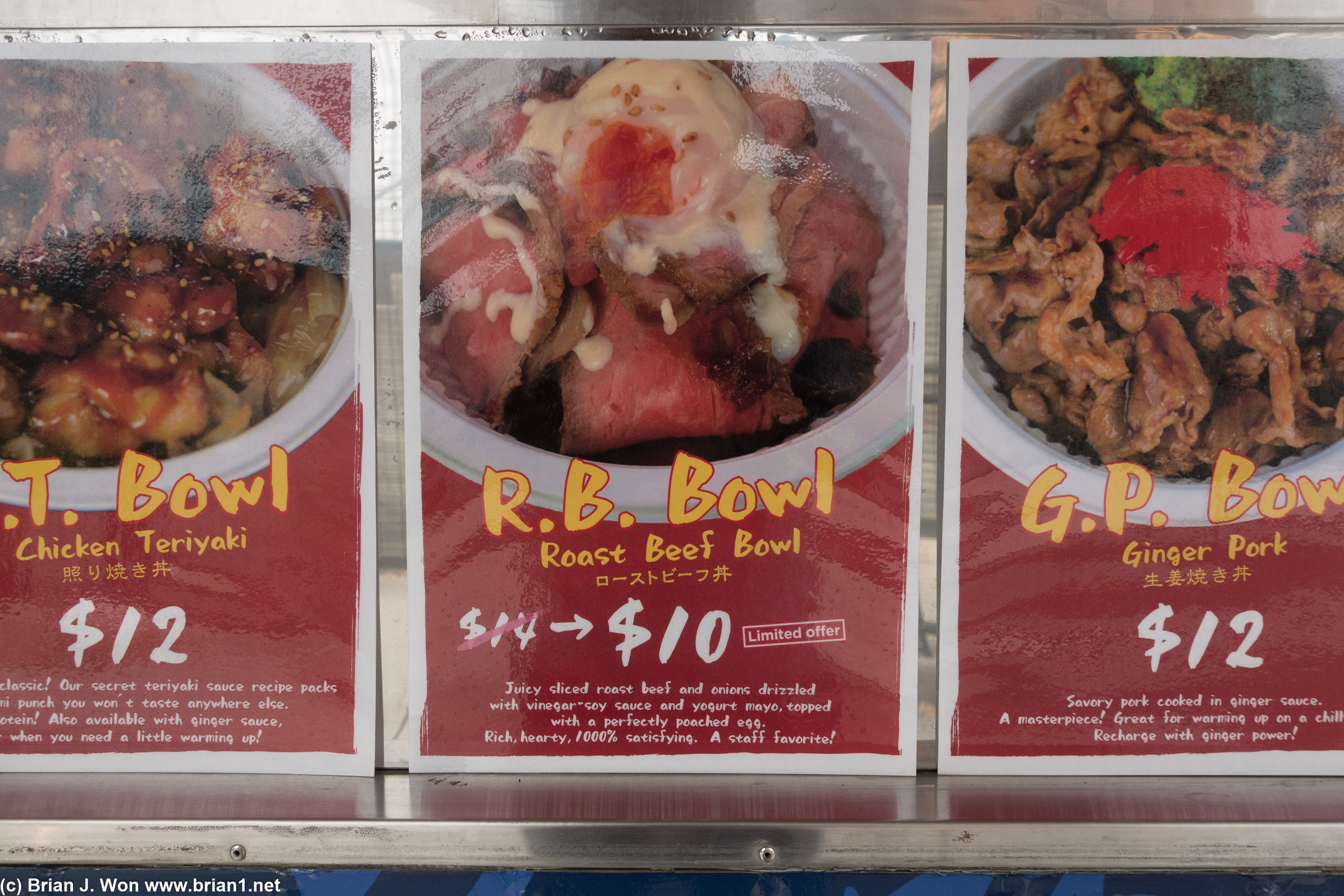New roast beef bowl.