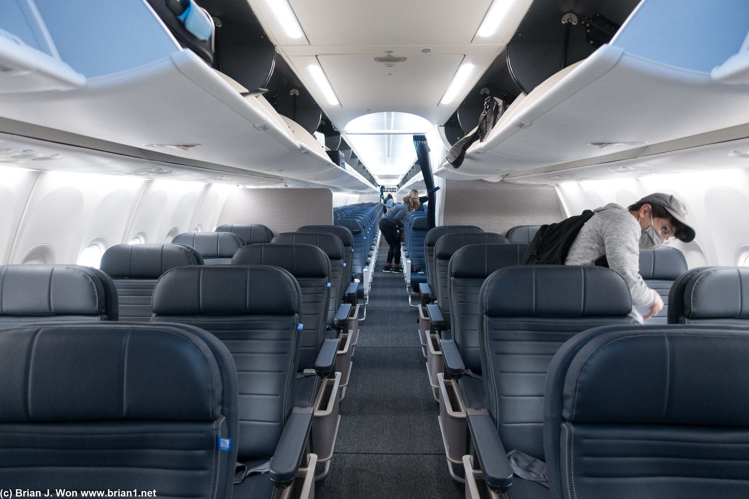 Mmmmm that new airplane smell.