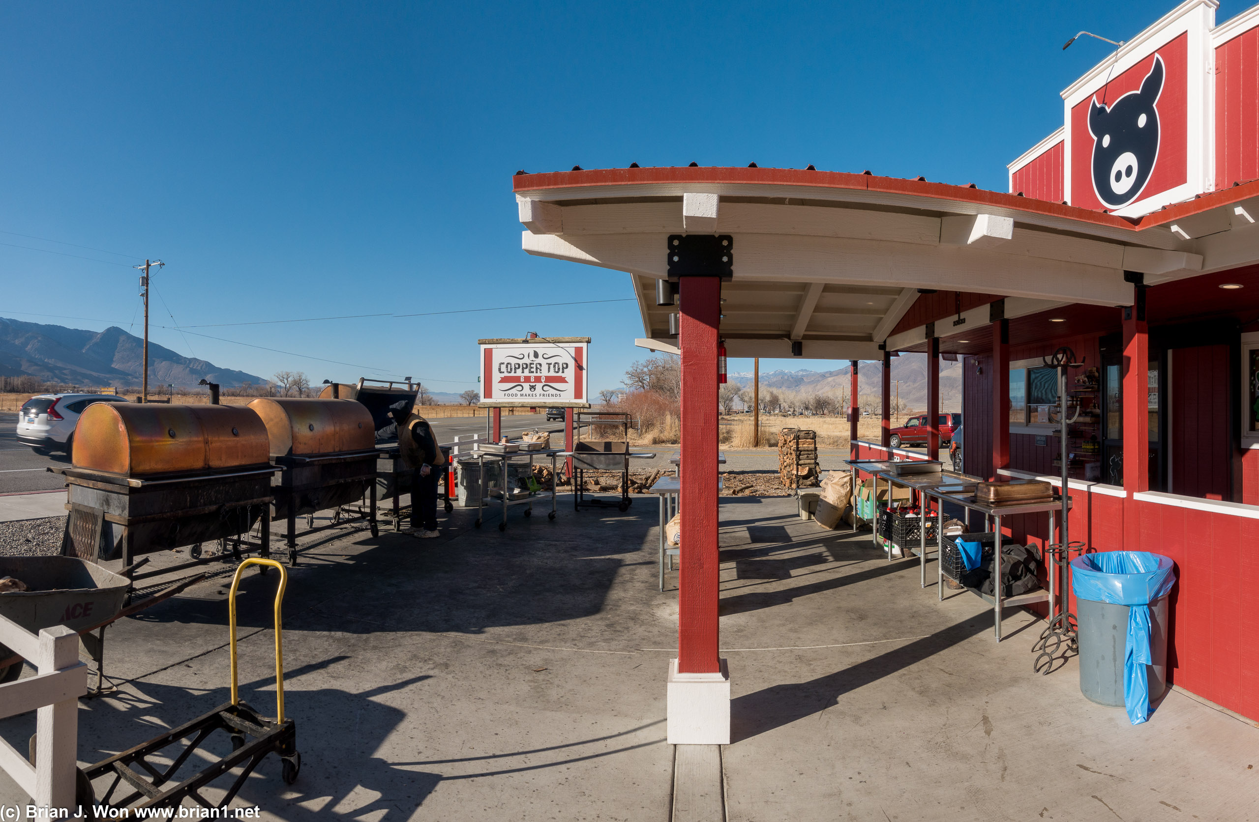 Copper Top's new location at the northern edge of Big Pine.