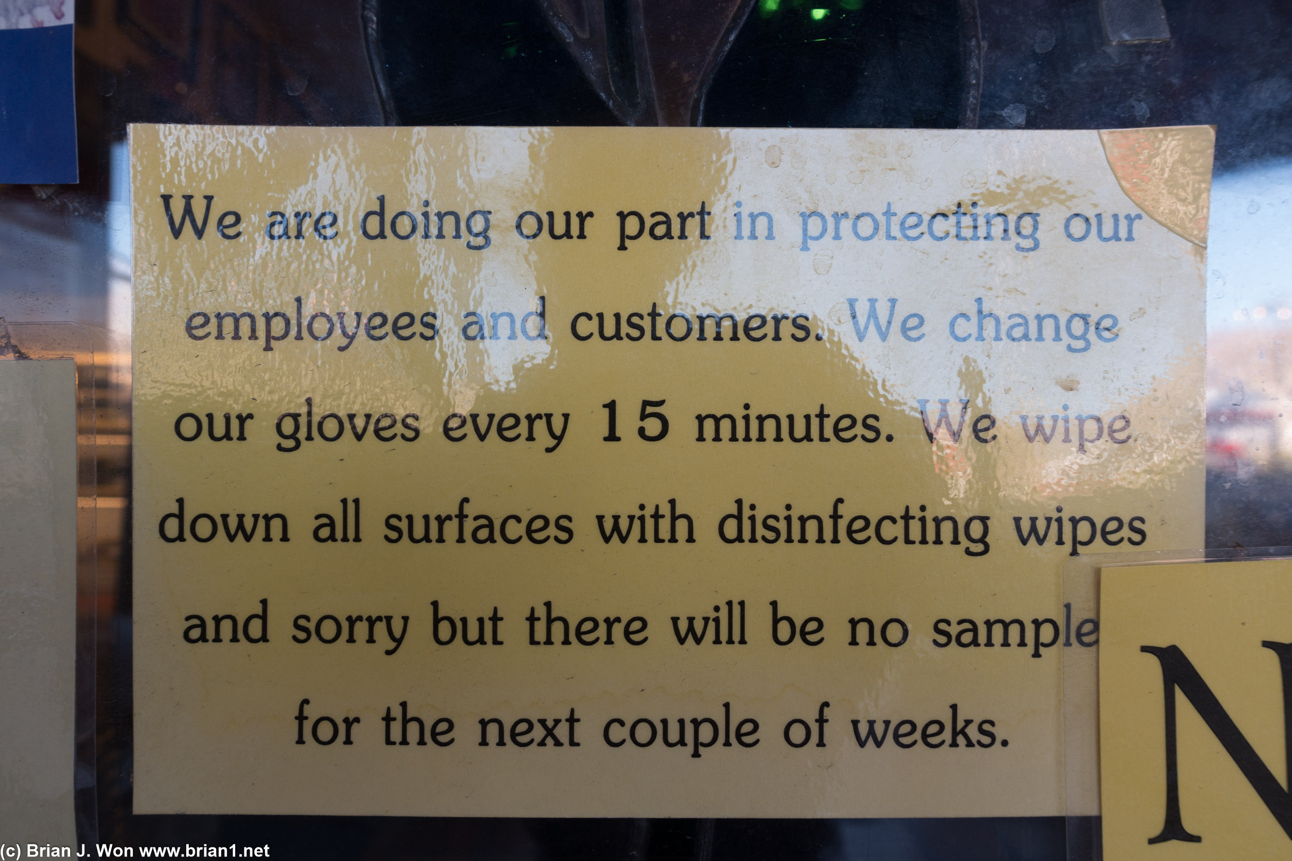 COVID-19 precautions.
