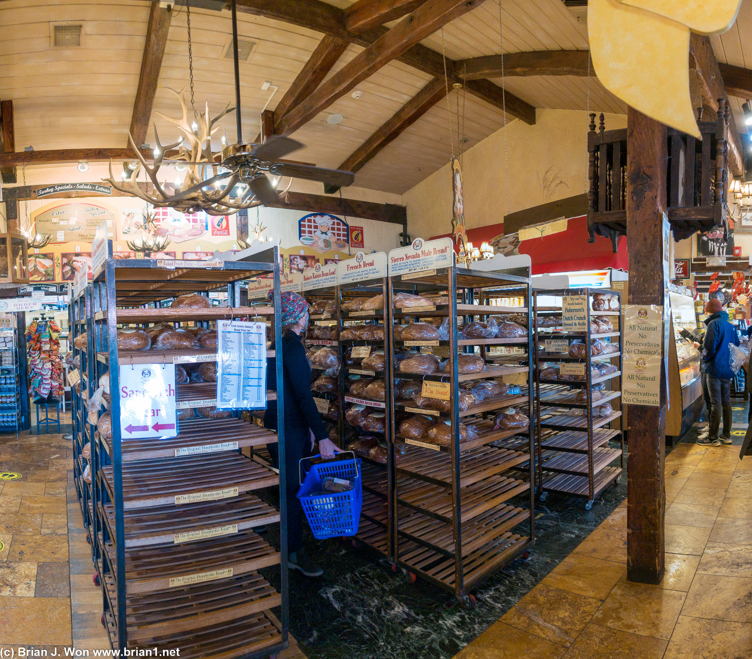Racks are more than half empty. Hopefully due to end of the day?