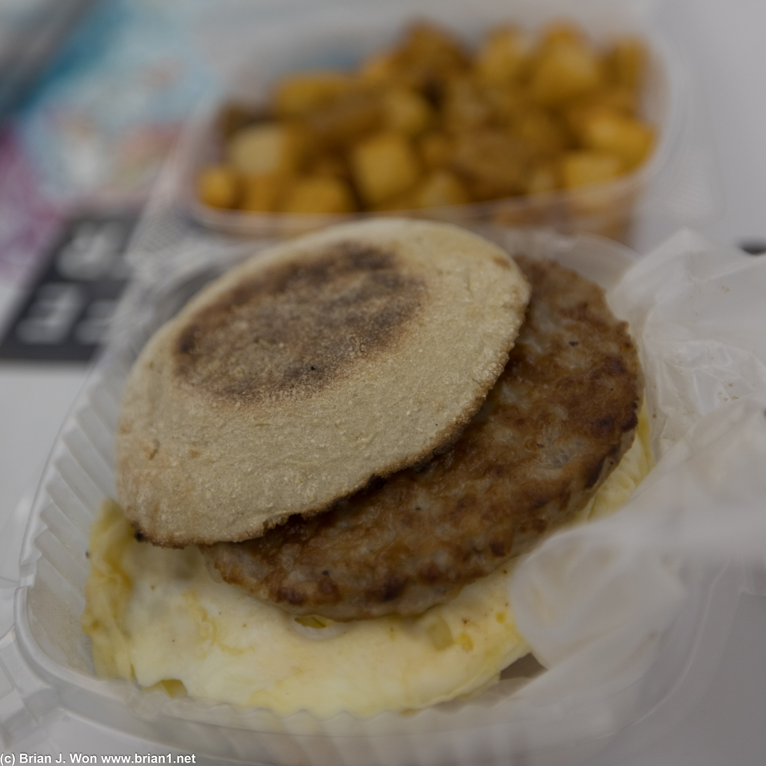 As the only option for food, they had a captive market on breakfast...