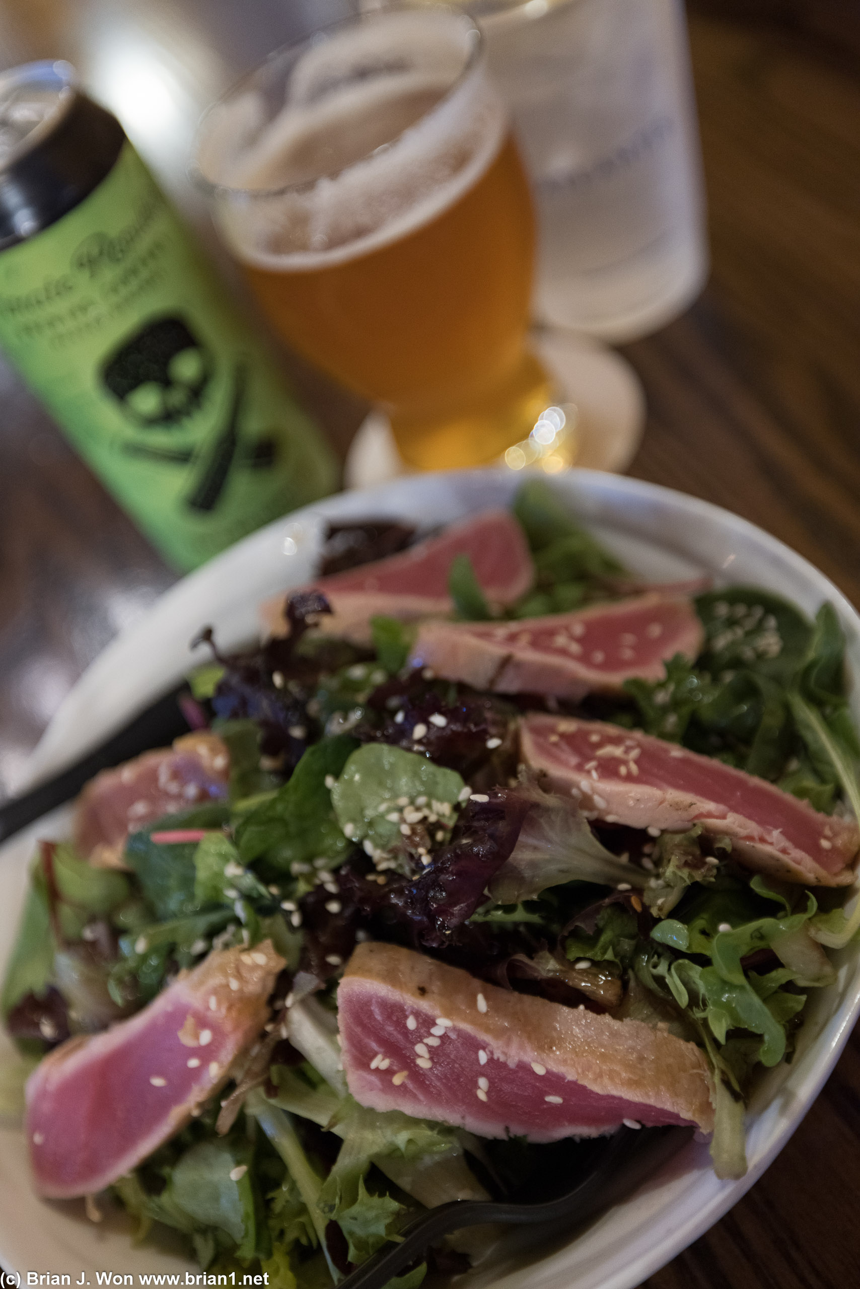 Instead of local fish you get imported tuna. *sigh*